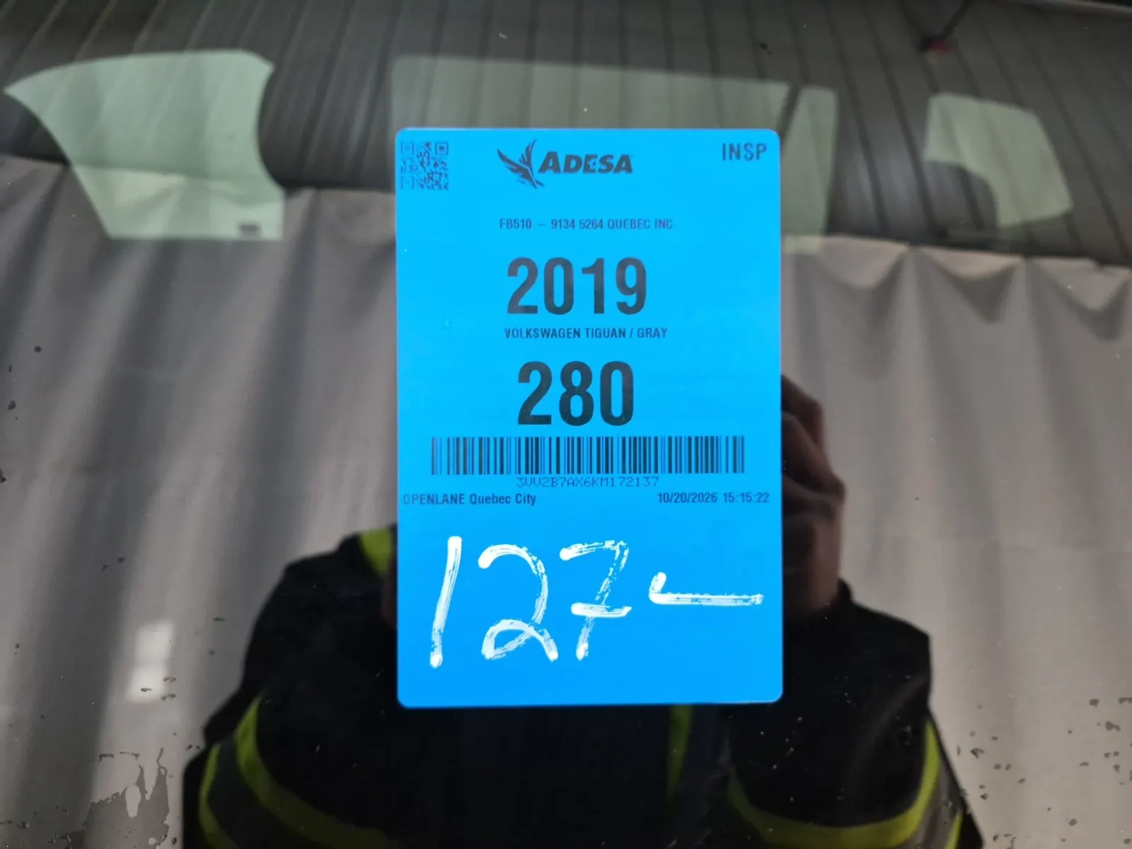 Inventory Label Photo