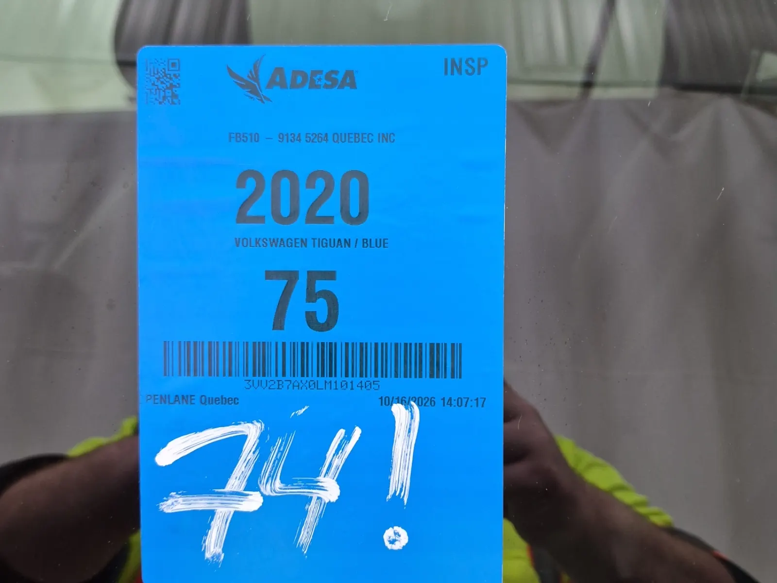Inventory Label Photo