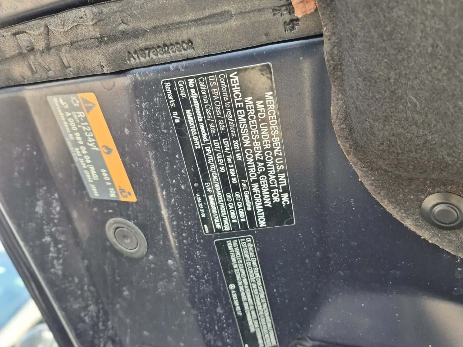 Emission Sticker Photo
