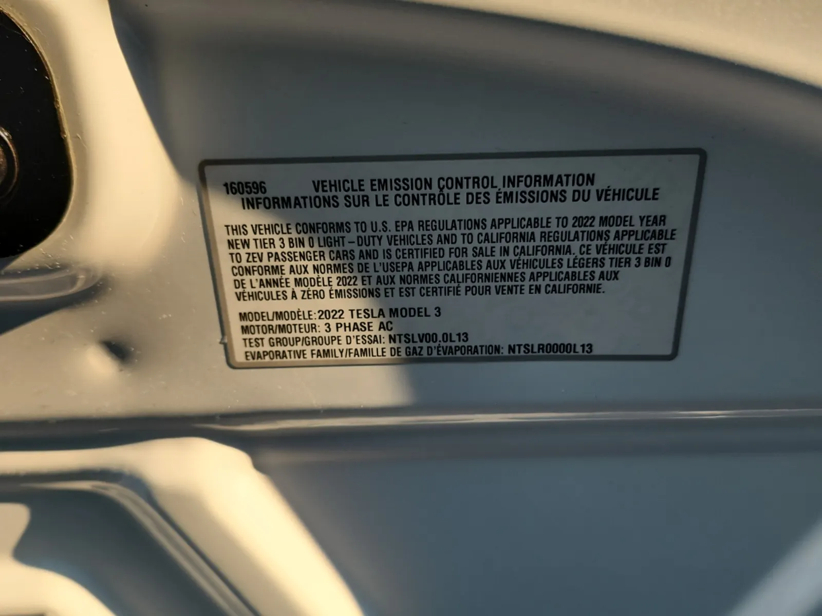 Emission Sticker Photo