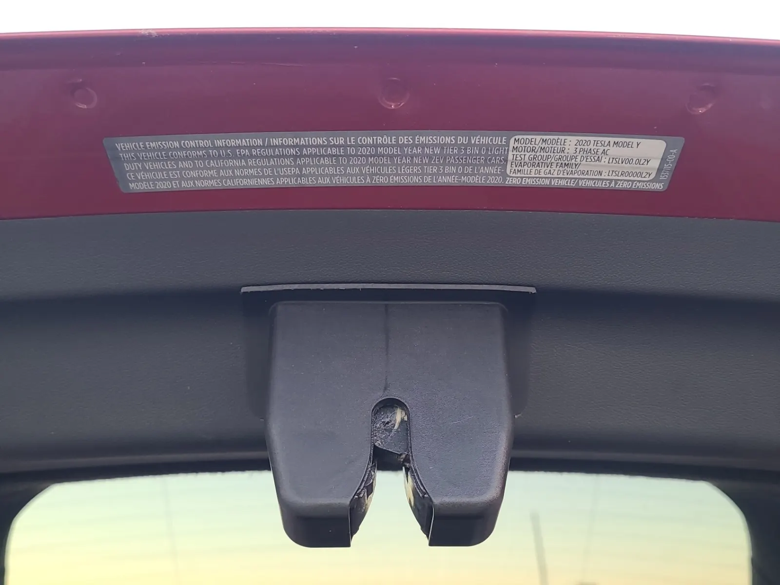 Emission Sticker Photo