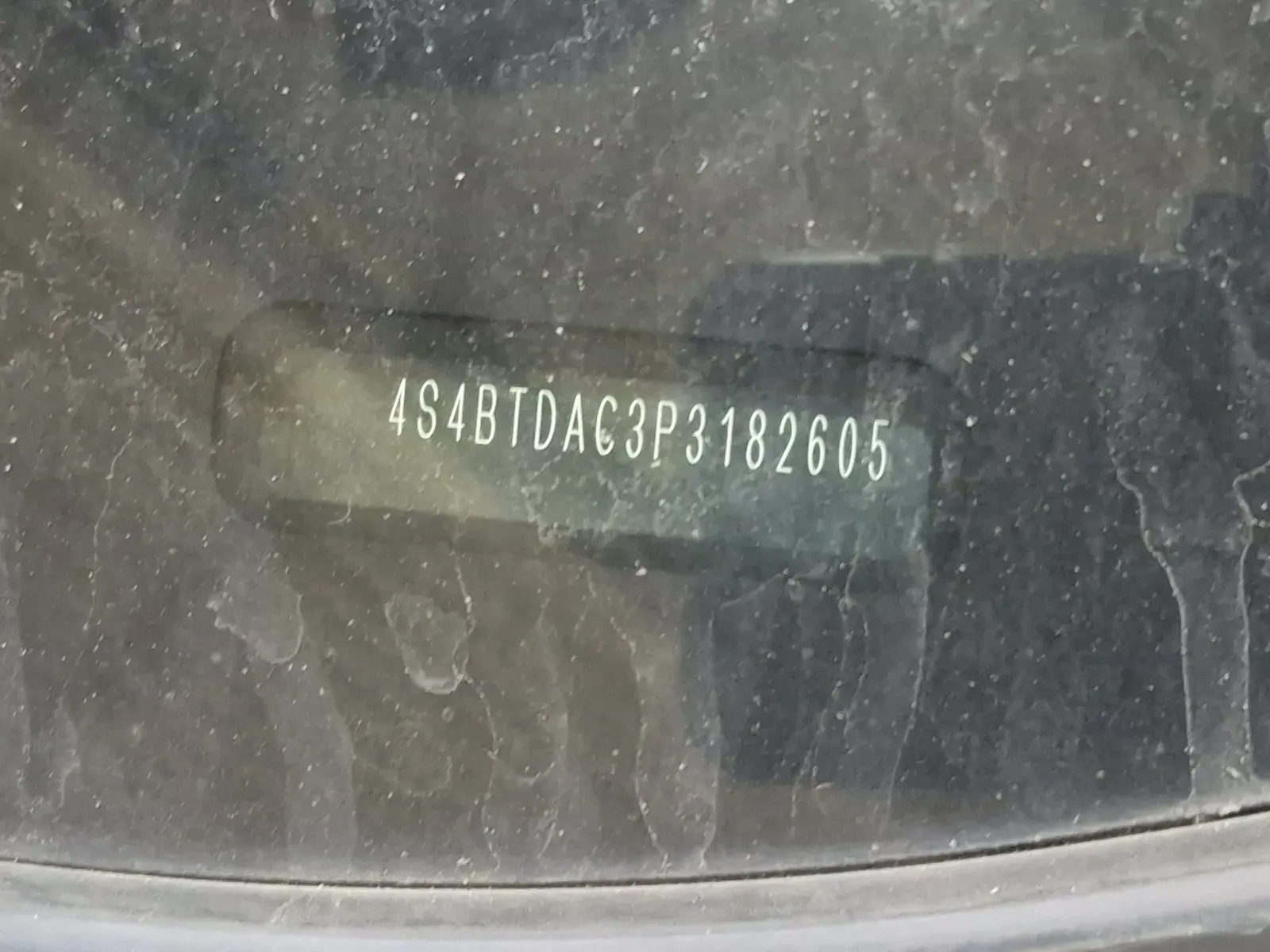 Dash VIN Plate Photo