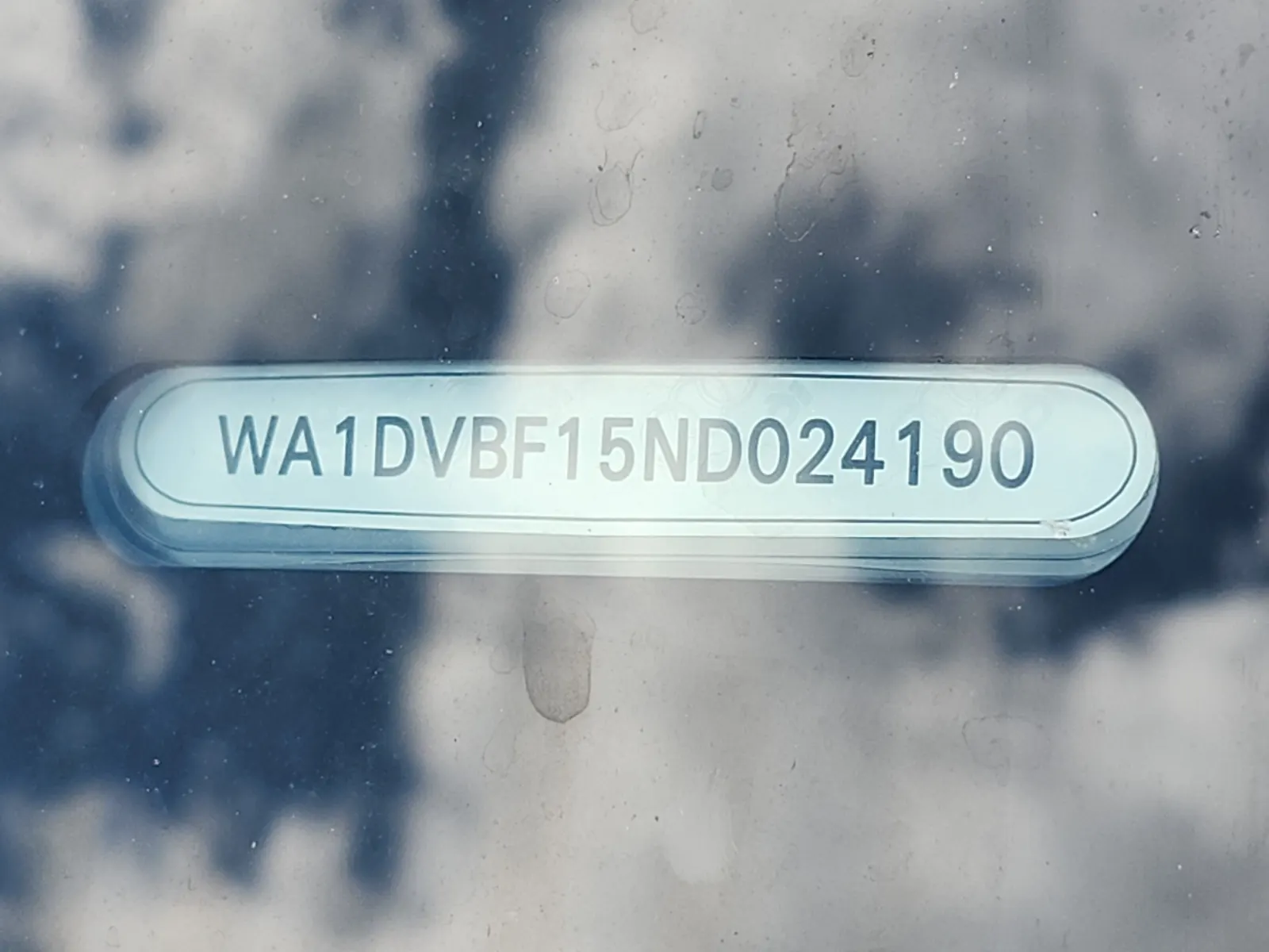 Dash VIN Plate Photo