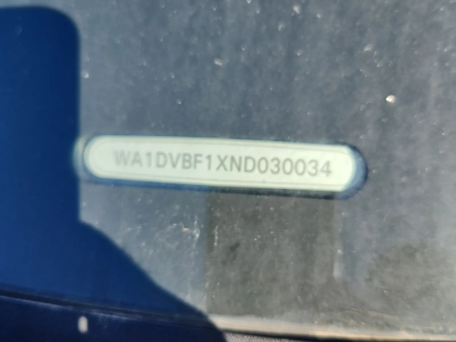 Dash VIN Plate Photo