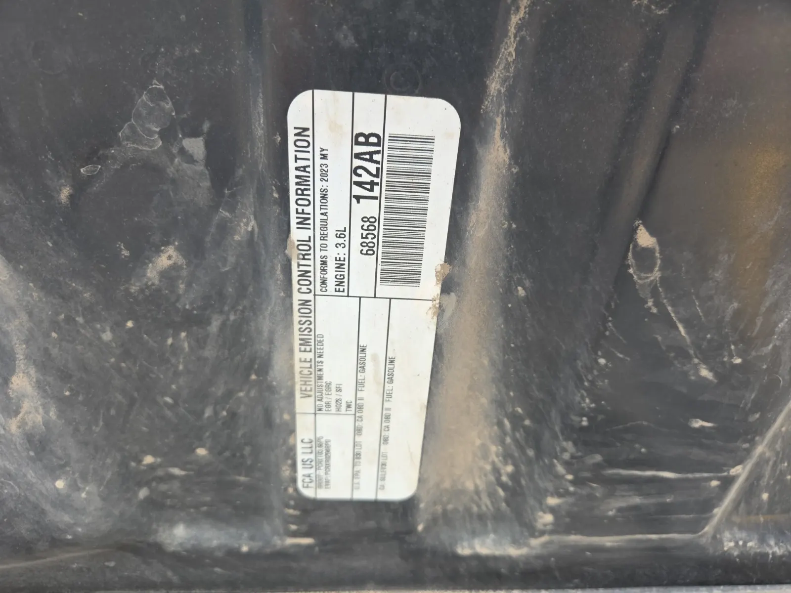 Emission Sticker Photo