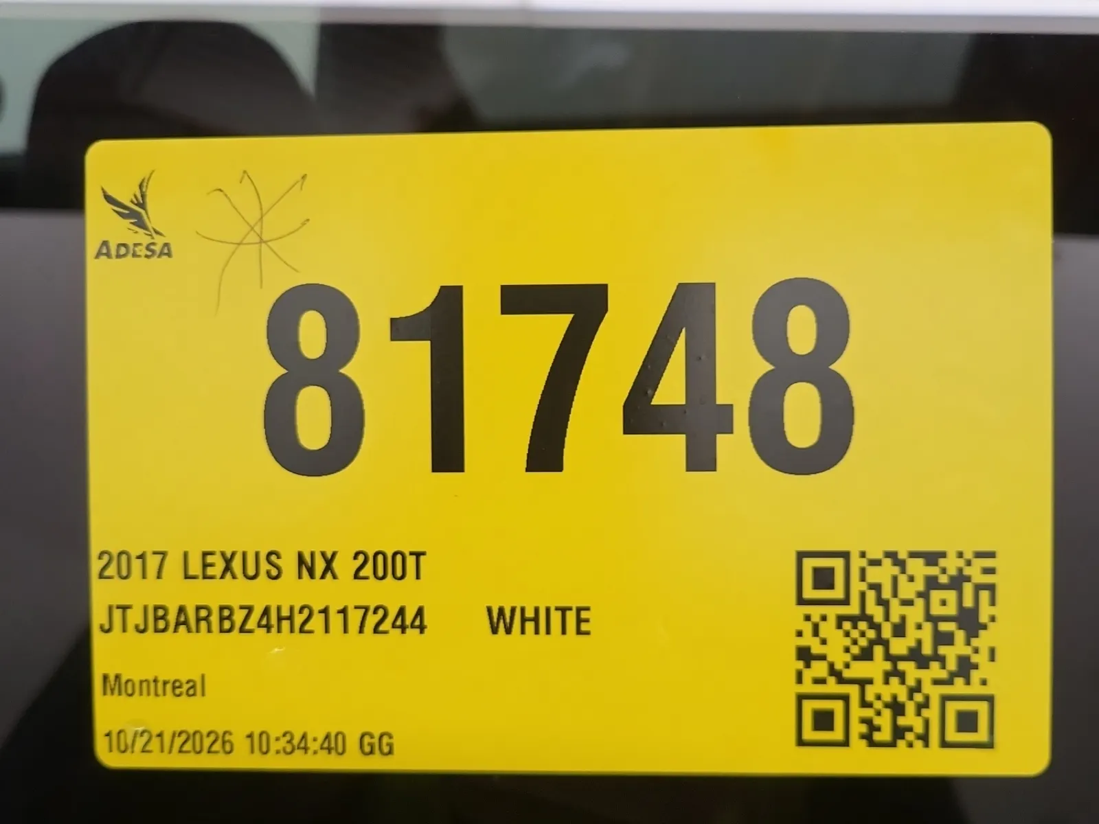 Inventory Label Photo