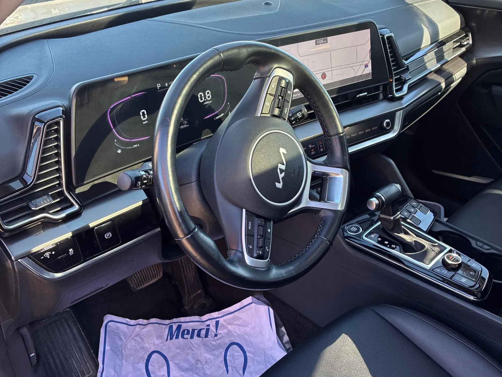 Interior driver side