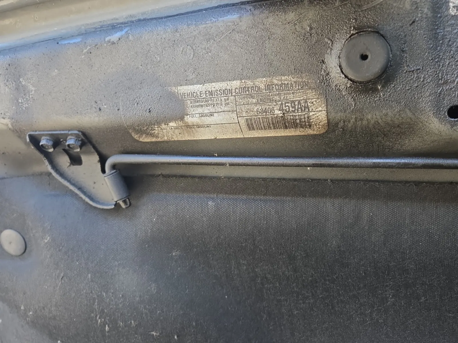 Emission Sticker Photo