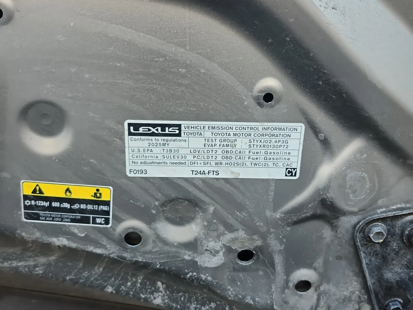 Emission Sticker Photo