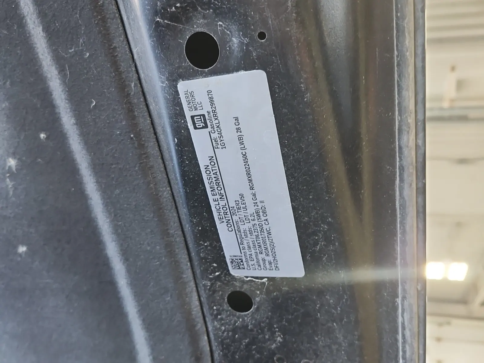 Emission Sticker Photo
