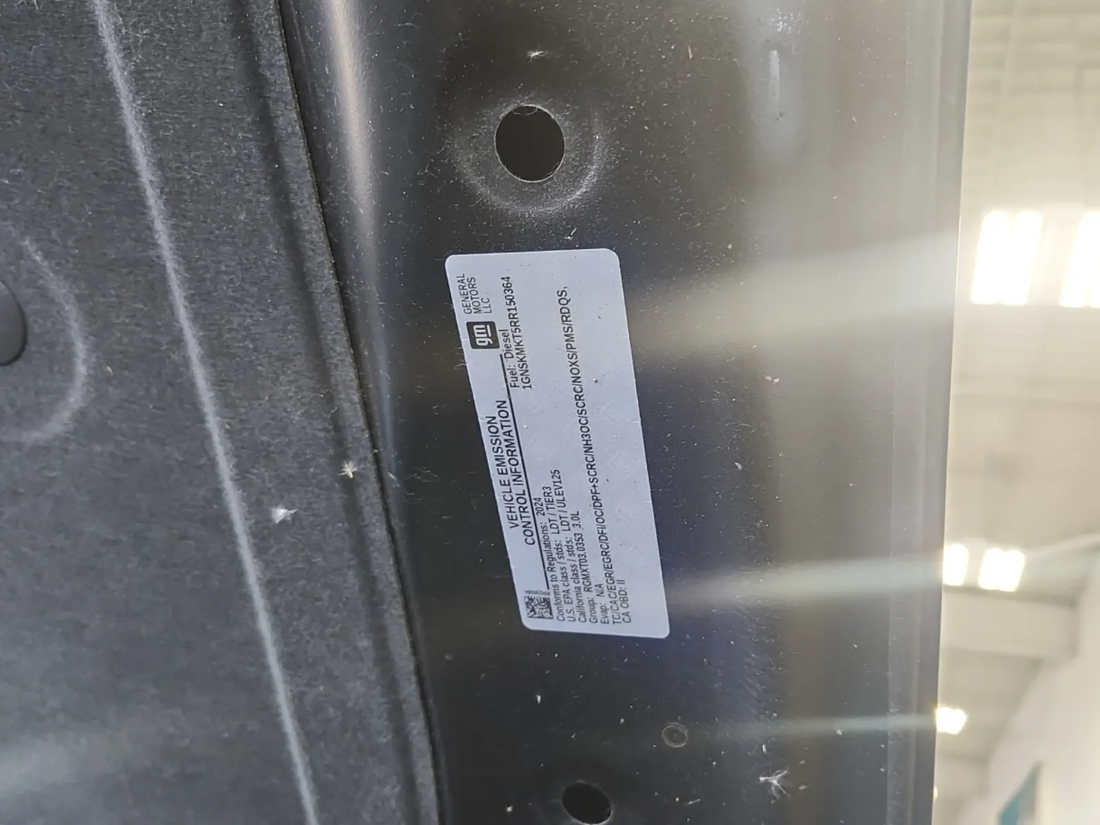 Emission Sticker Photo