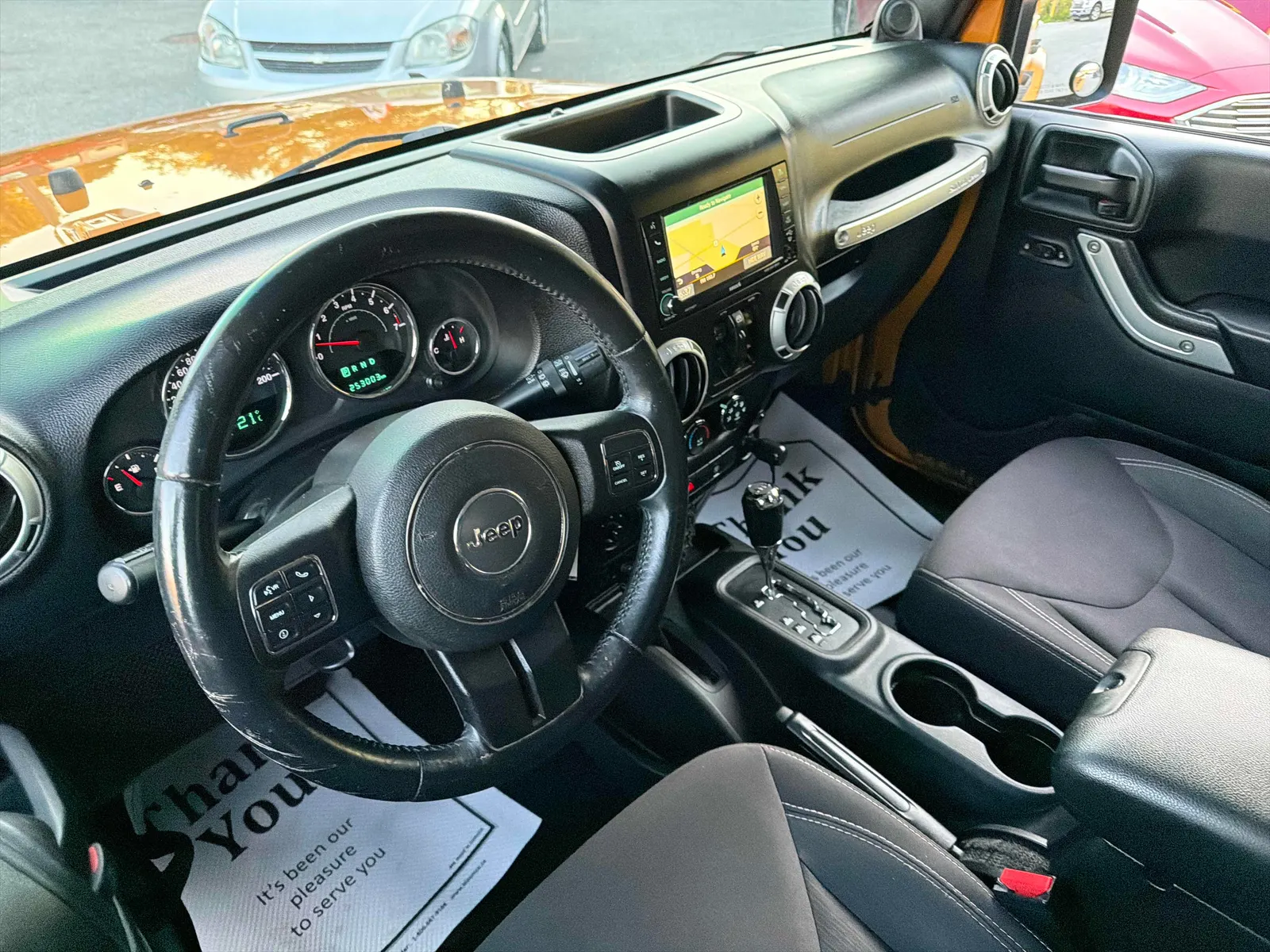 Interior driver side