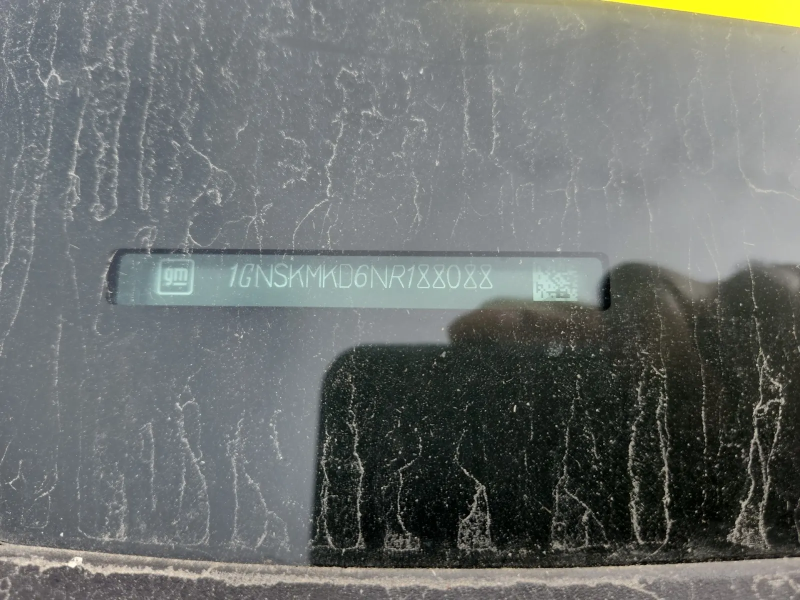Dash VIN Plate Photo