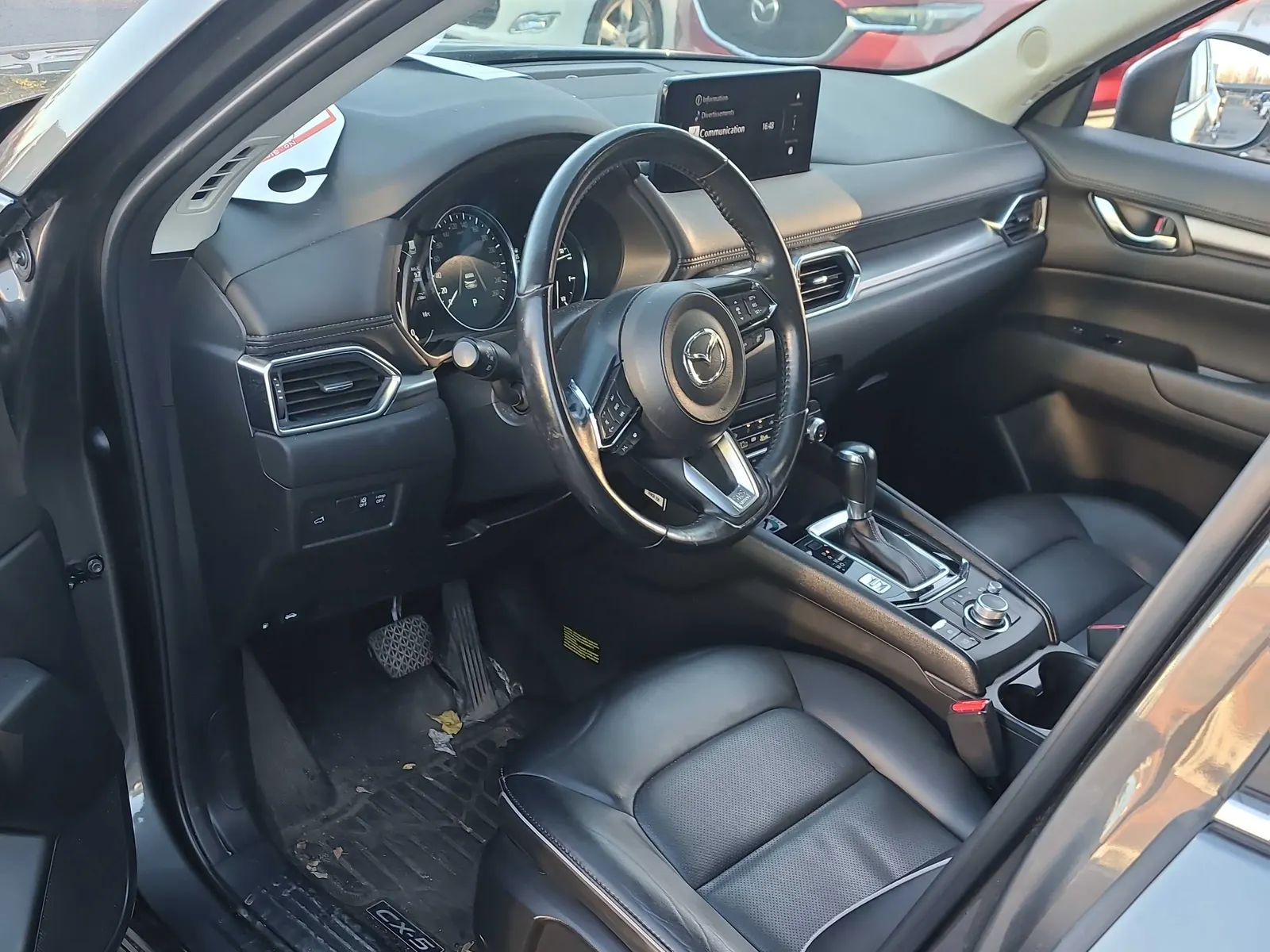 Interior driver side