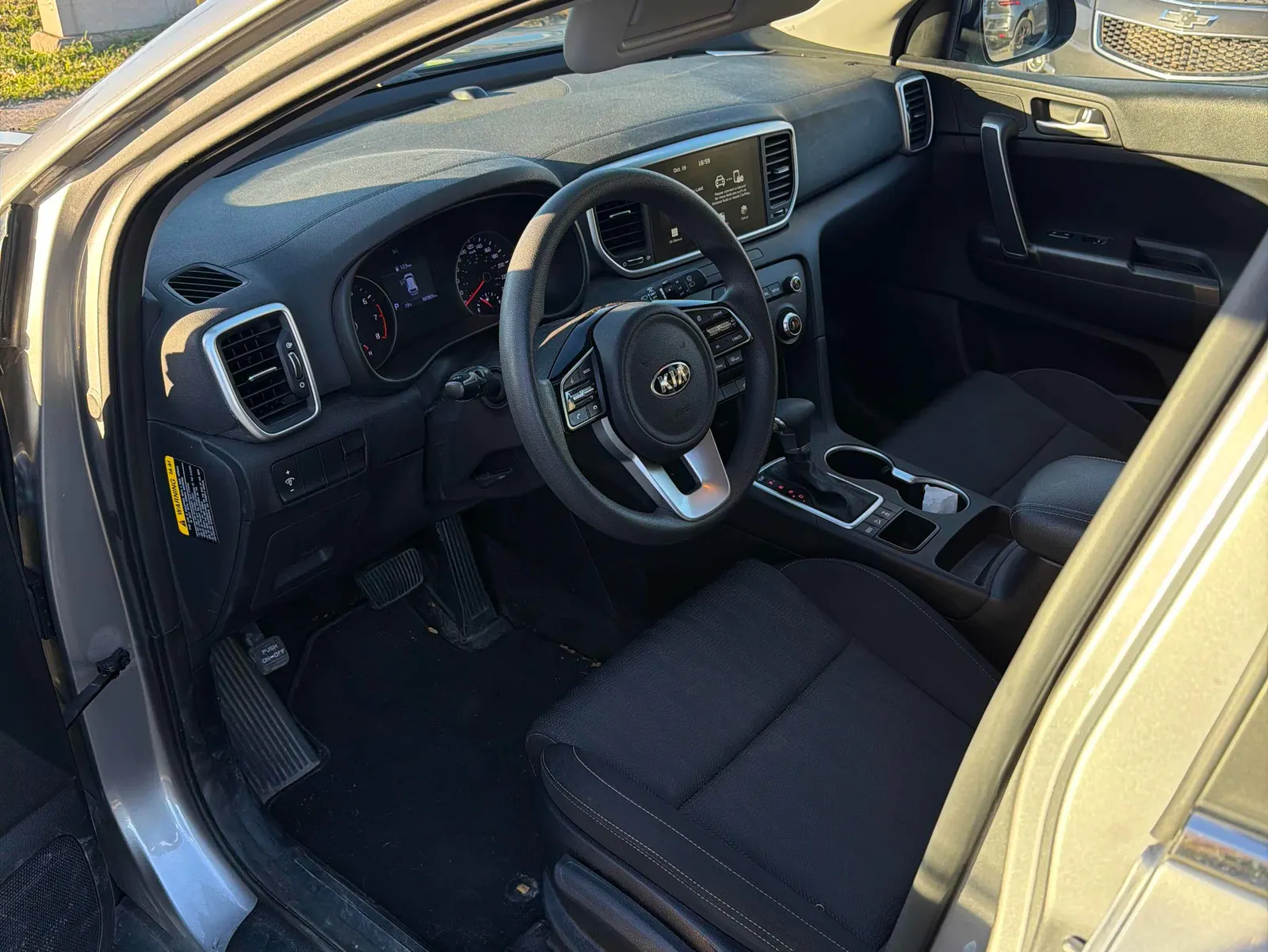 Interior driver side