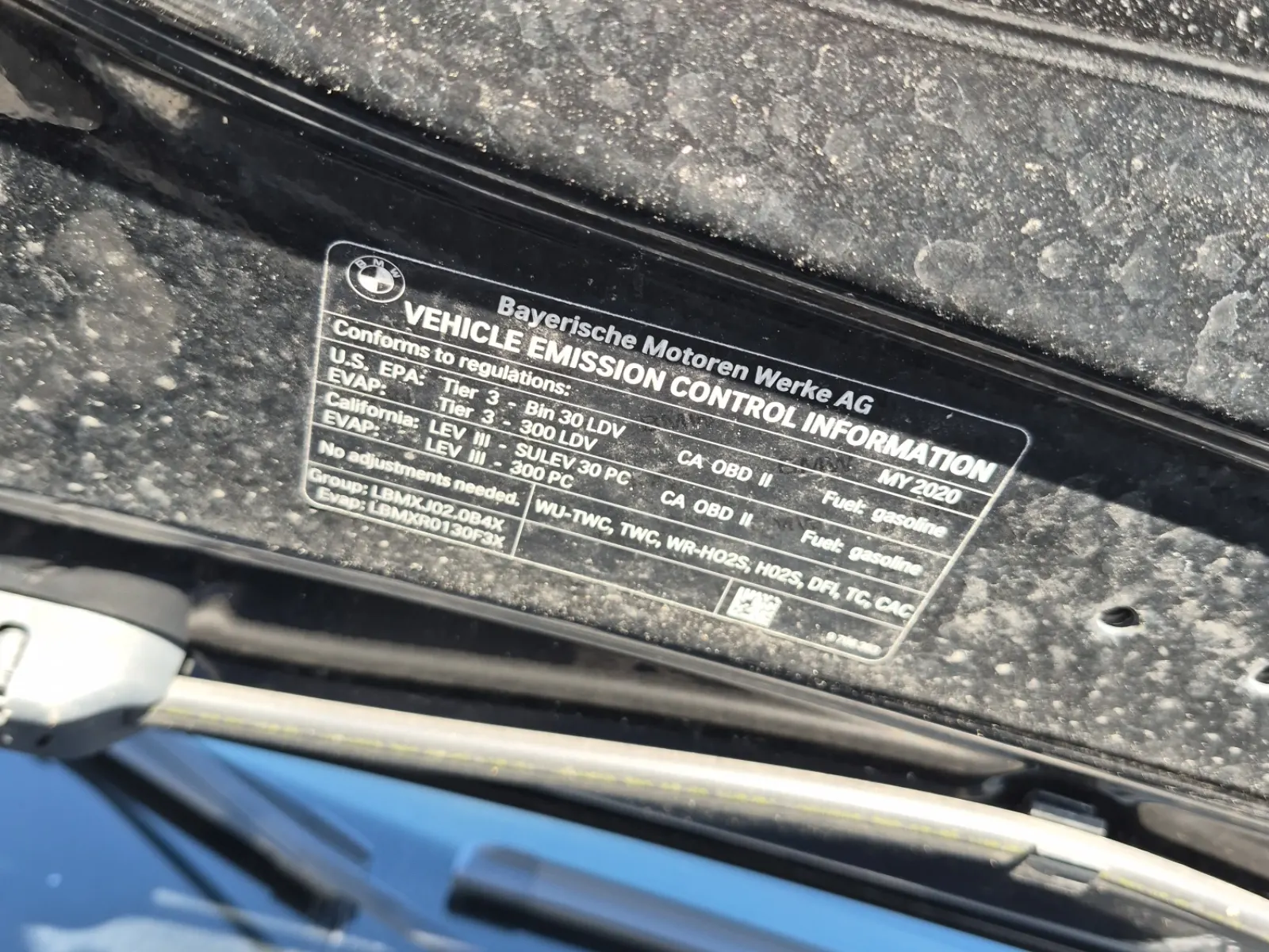 Emission Sticker Photo