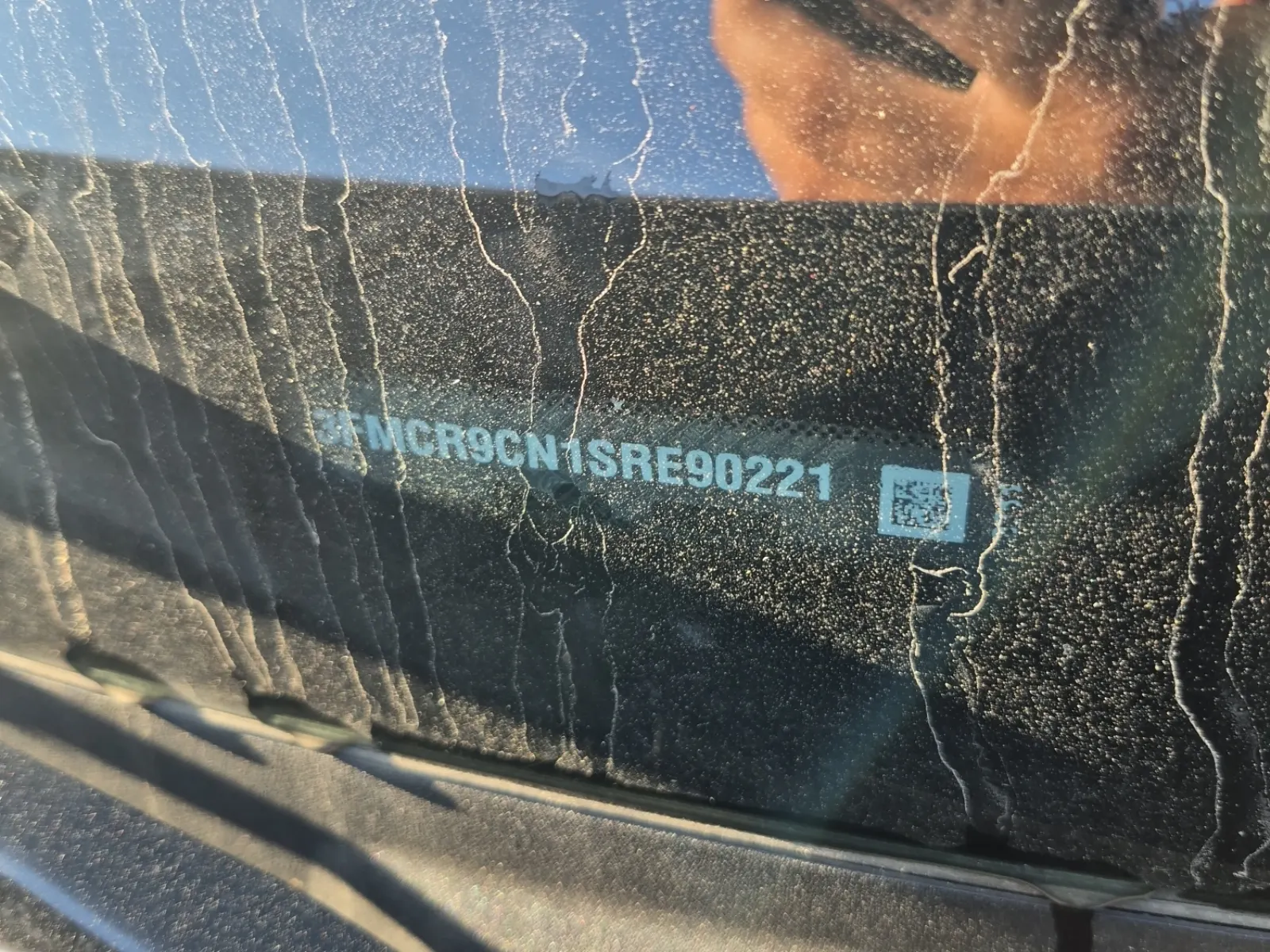 Dash VIN Plate Photo