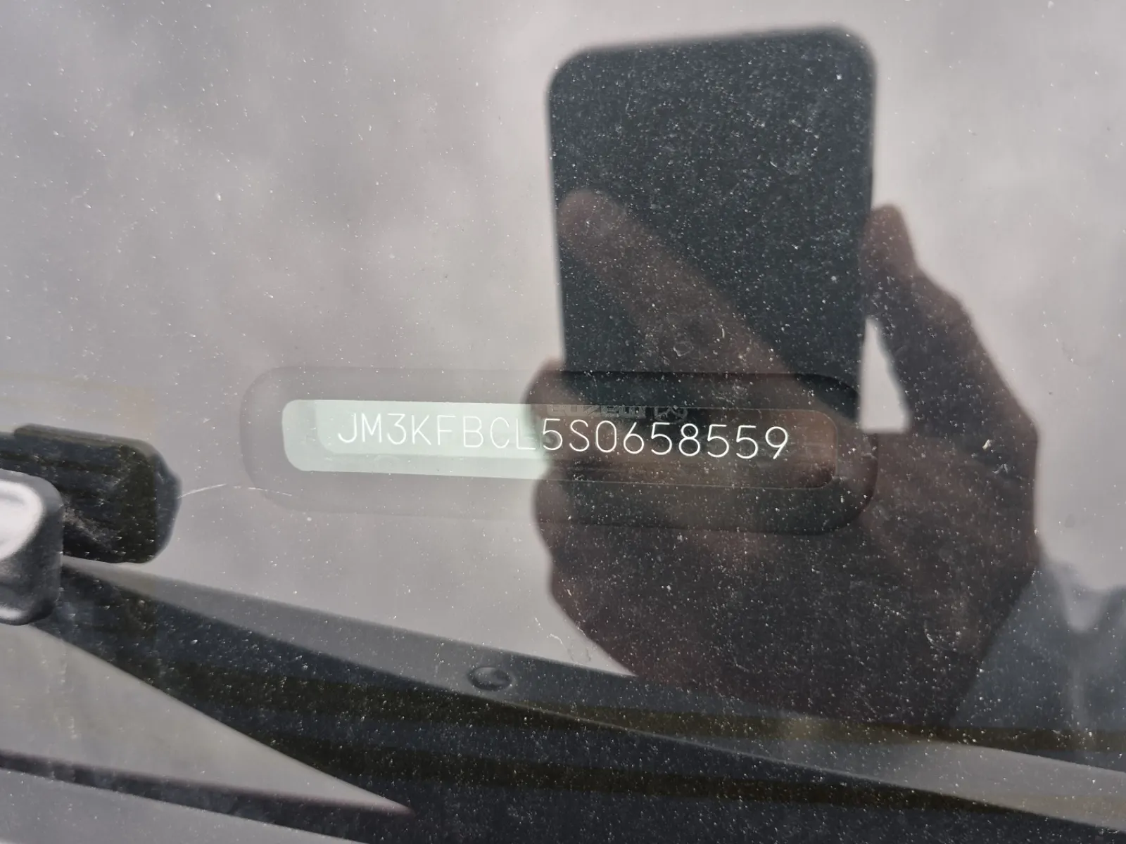 Dash VIN Plate Photo