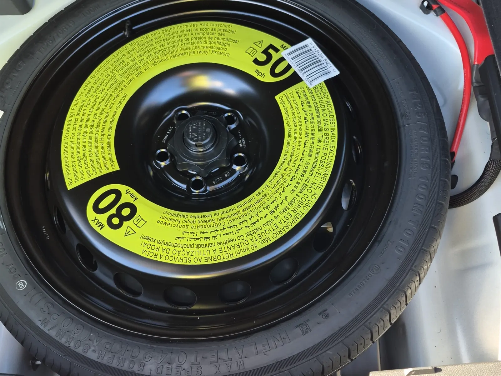 Spare Tire & Wheel Photo