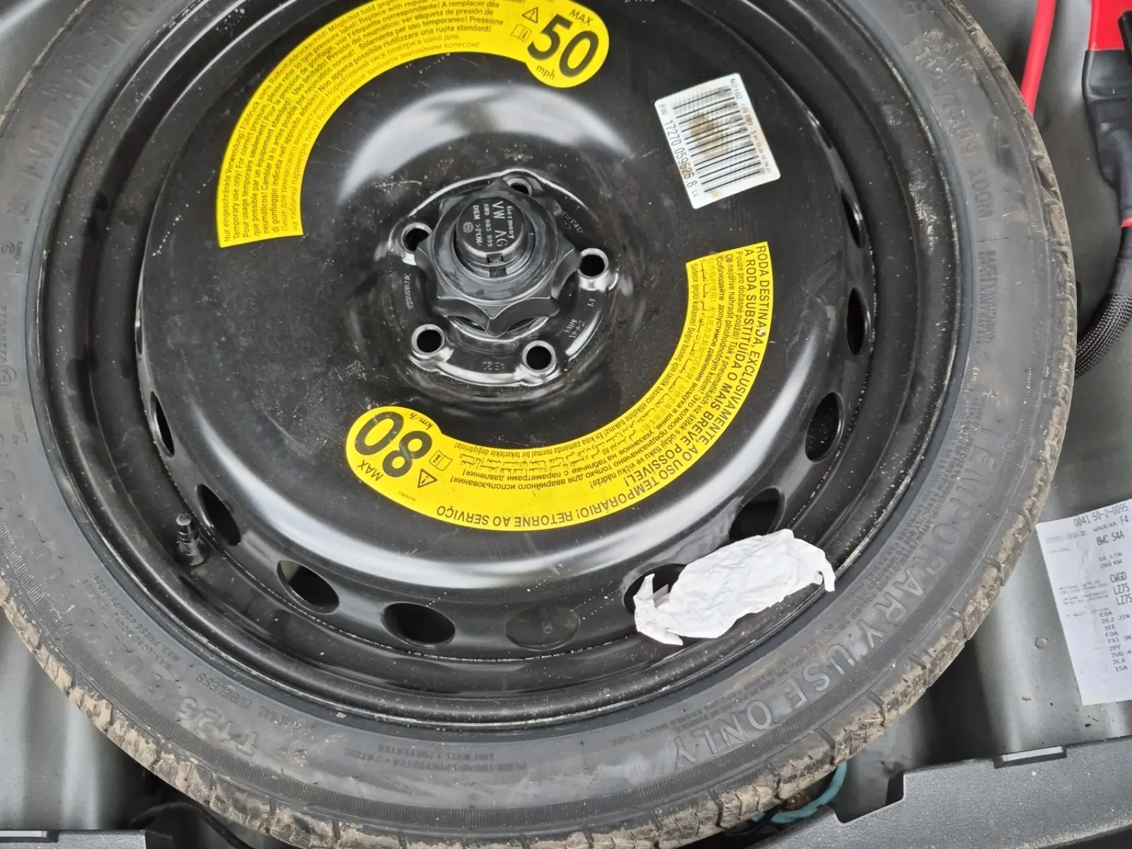 Spare Tire & Wheel Photo
