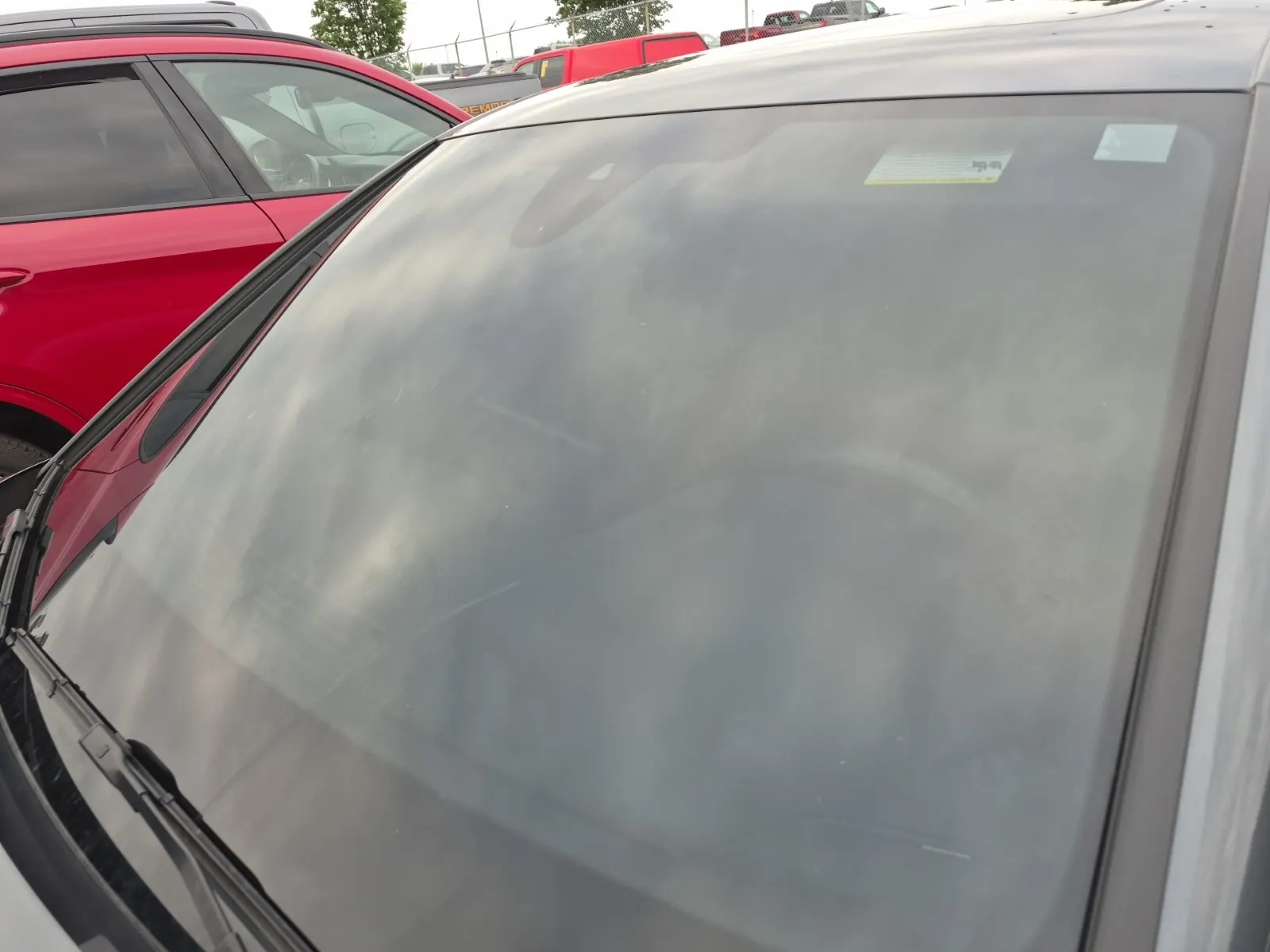 Windshield Visor Tint (After Market) Unacceptable