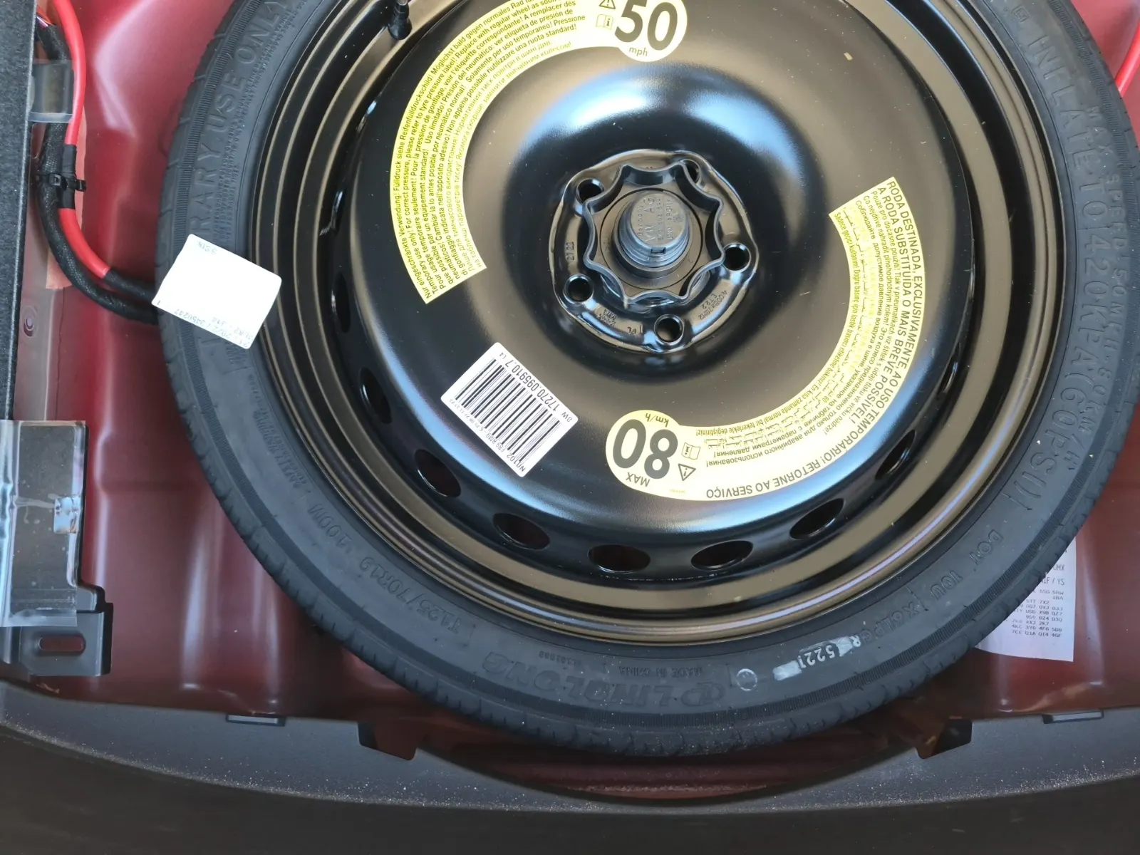Spare Tire & Wheel Photo