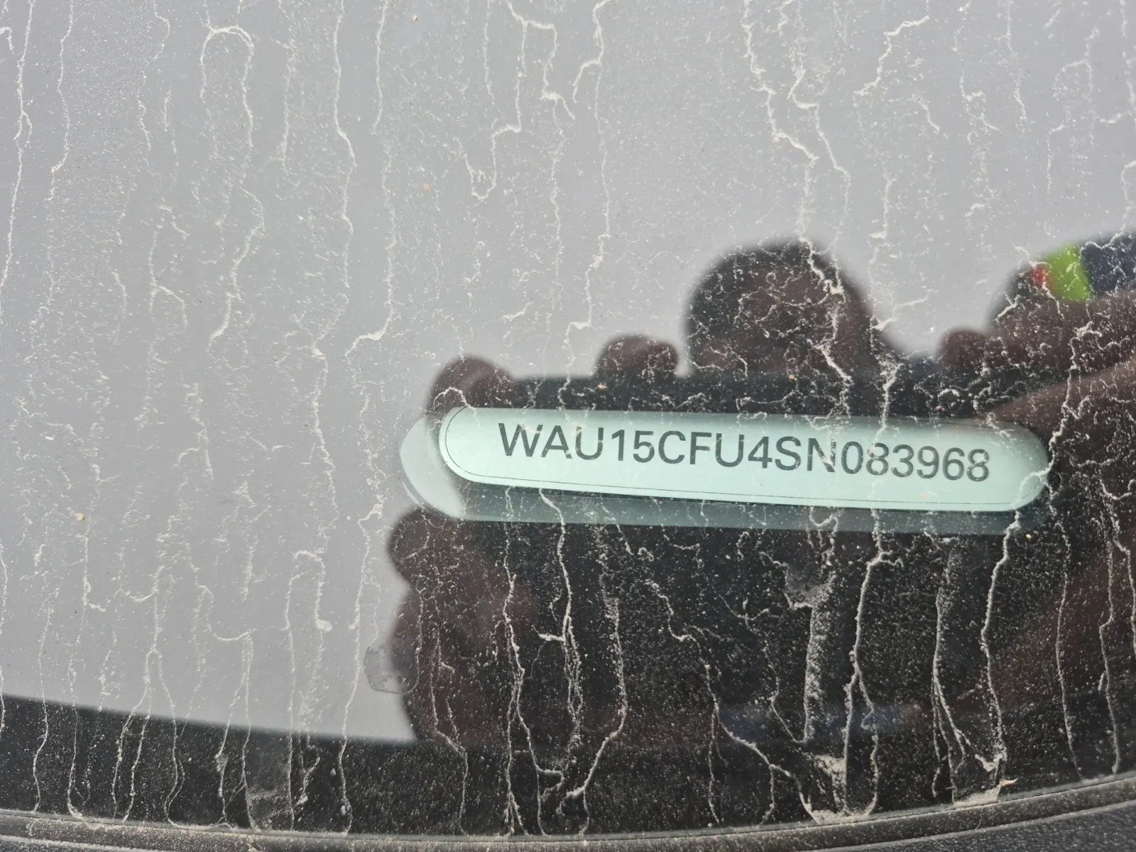 Dash VIN Plate Photo