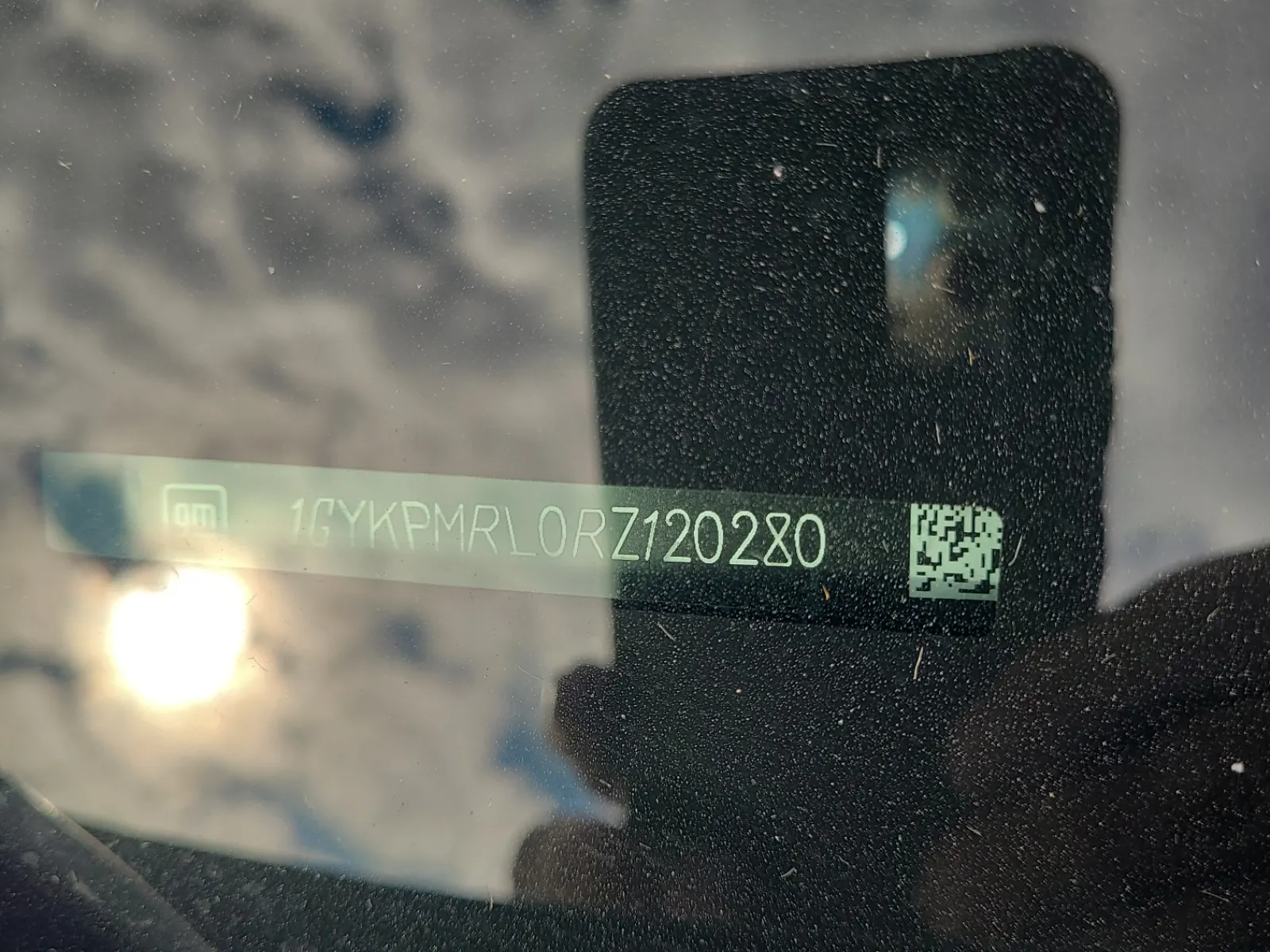 Dash VIN Plate Photo
