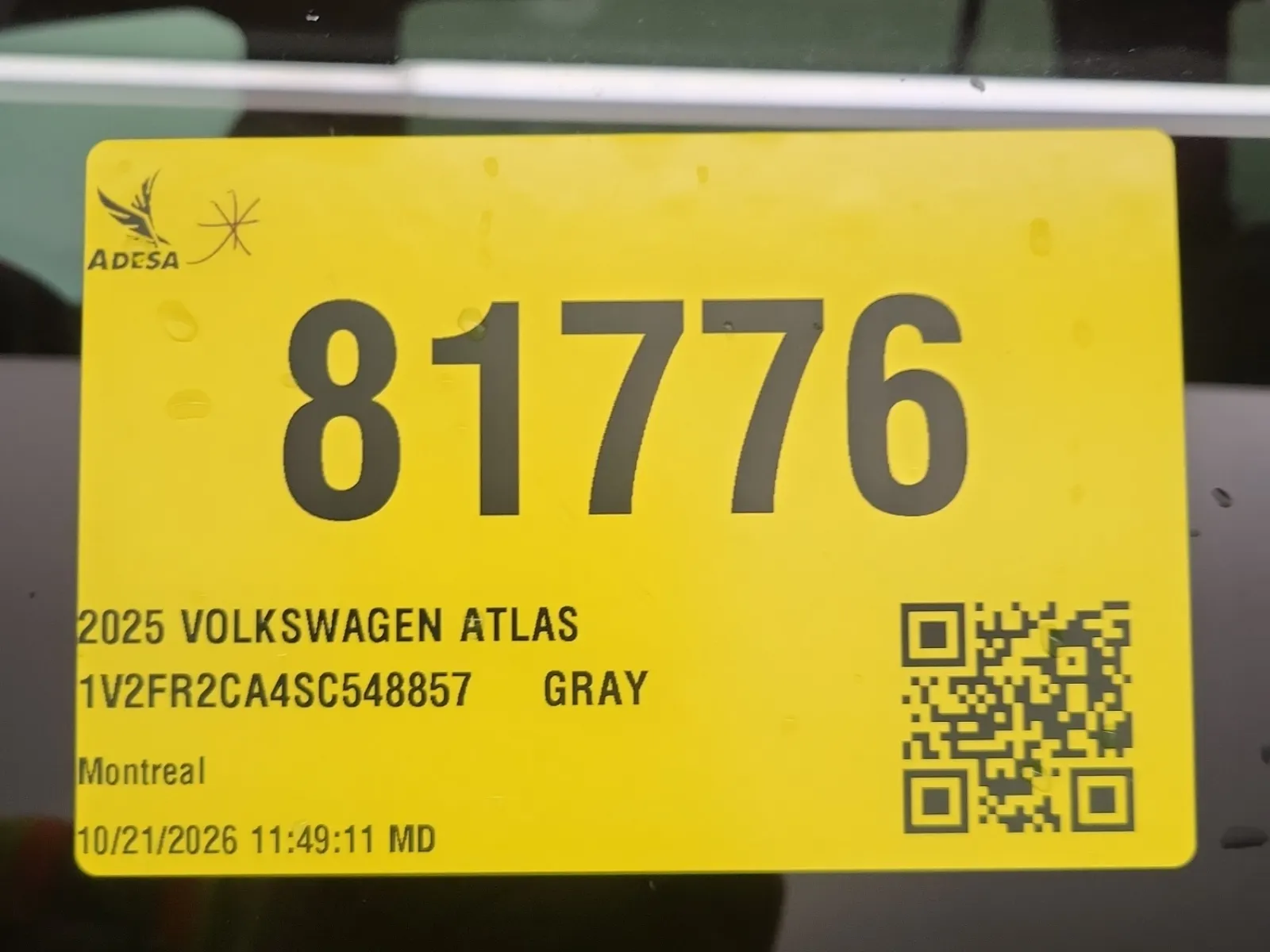 Inventory Label Photo