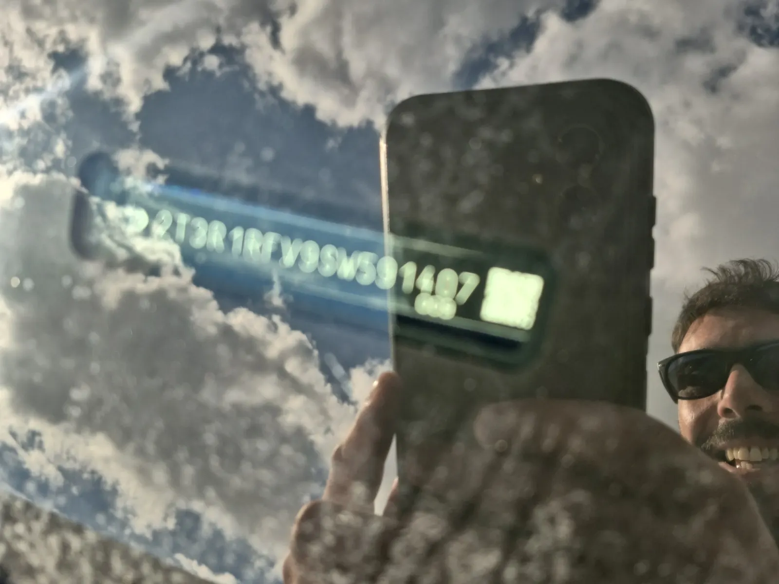 Dash VIN Plate Photo