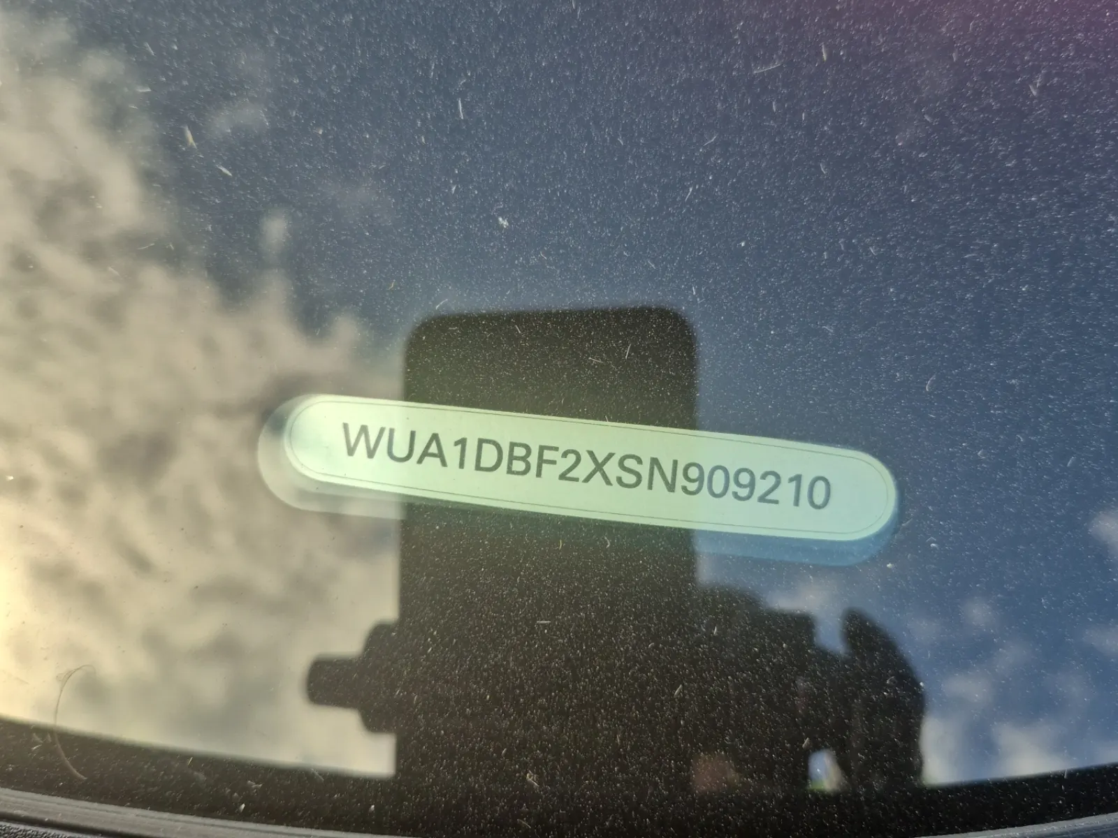 Dash VIN Plate Photo