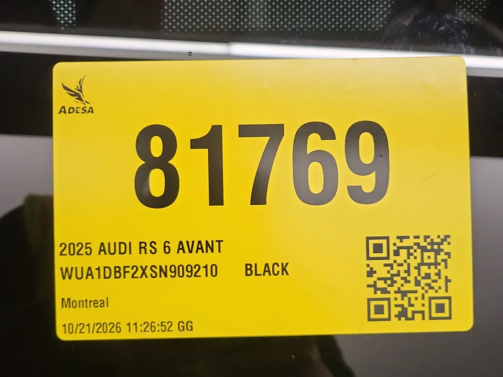 Inventory Label Photo
