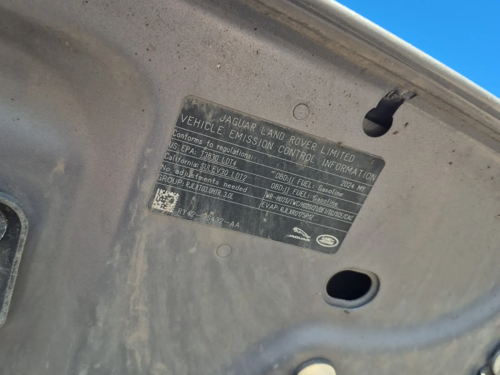 Emission Sticker Photo