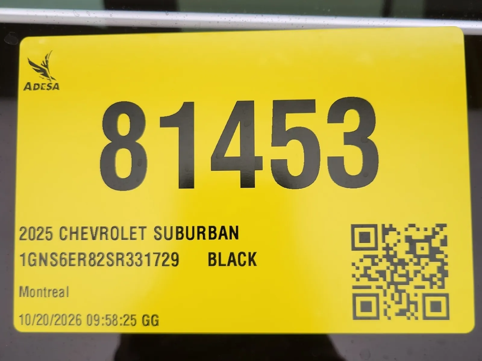 Inventory Label Photo