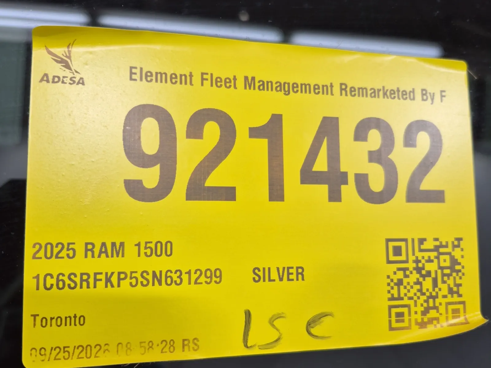 Inventory Label Photo