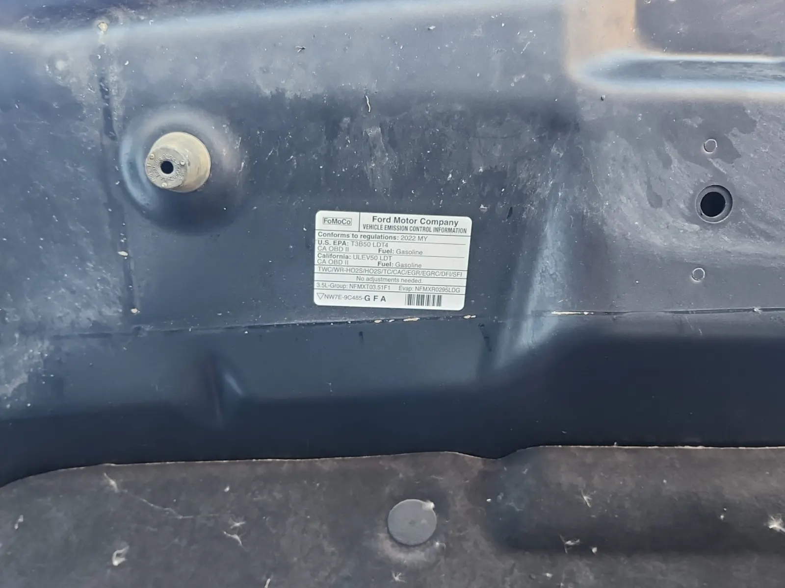 Emission Sticker Photo