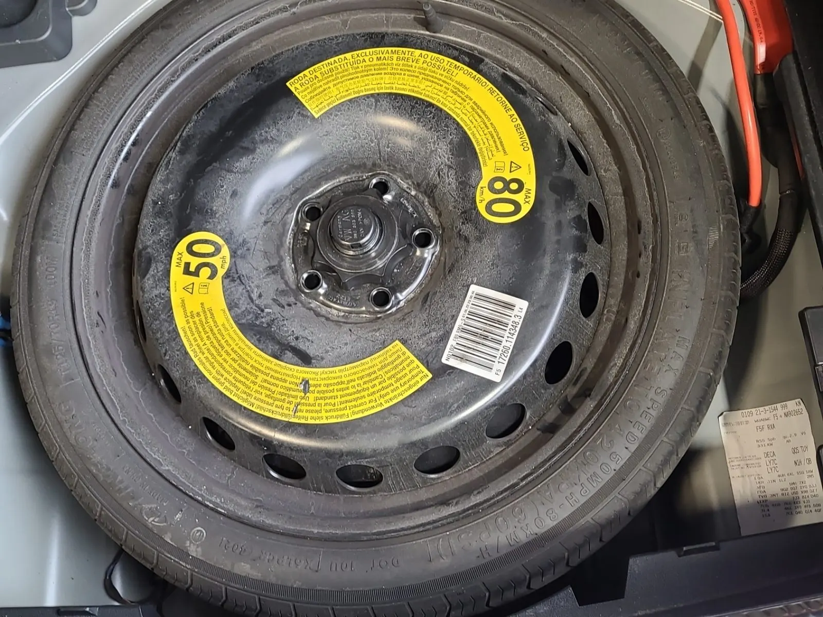 Spare Tire & Wheel Photo