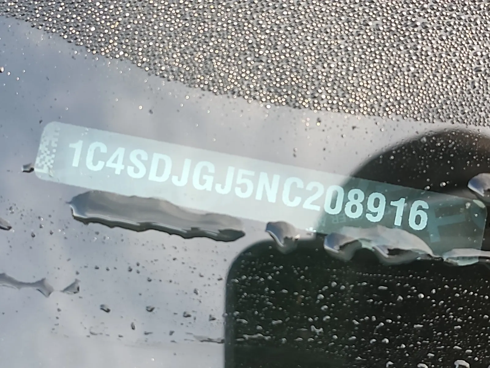 Dash VIN Plate Photo