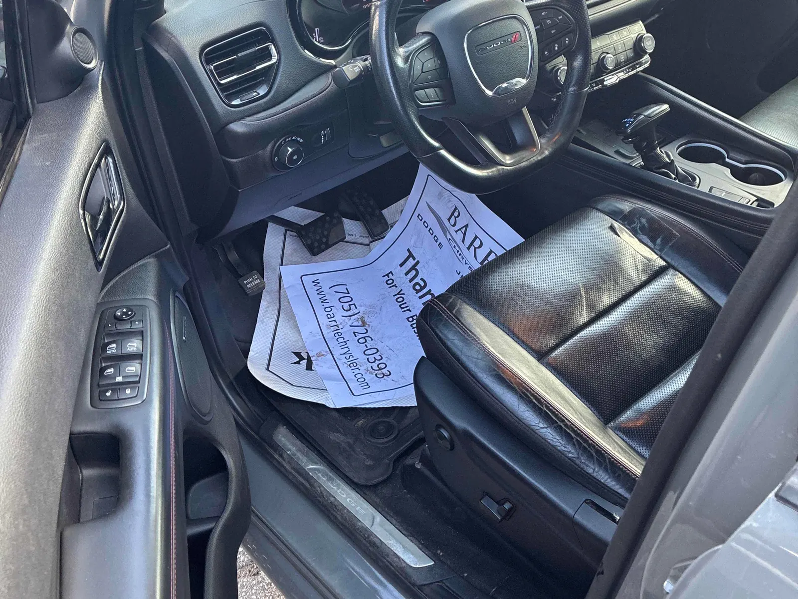 Interior driver side