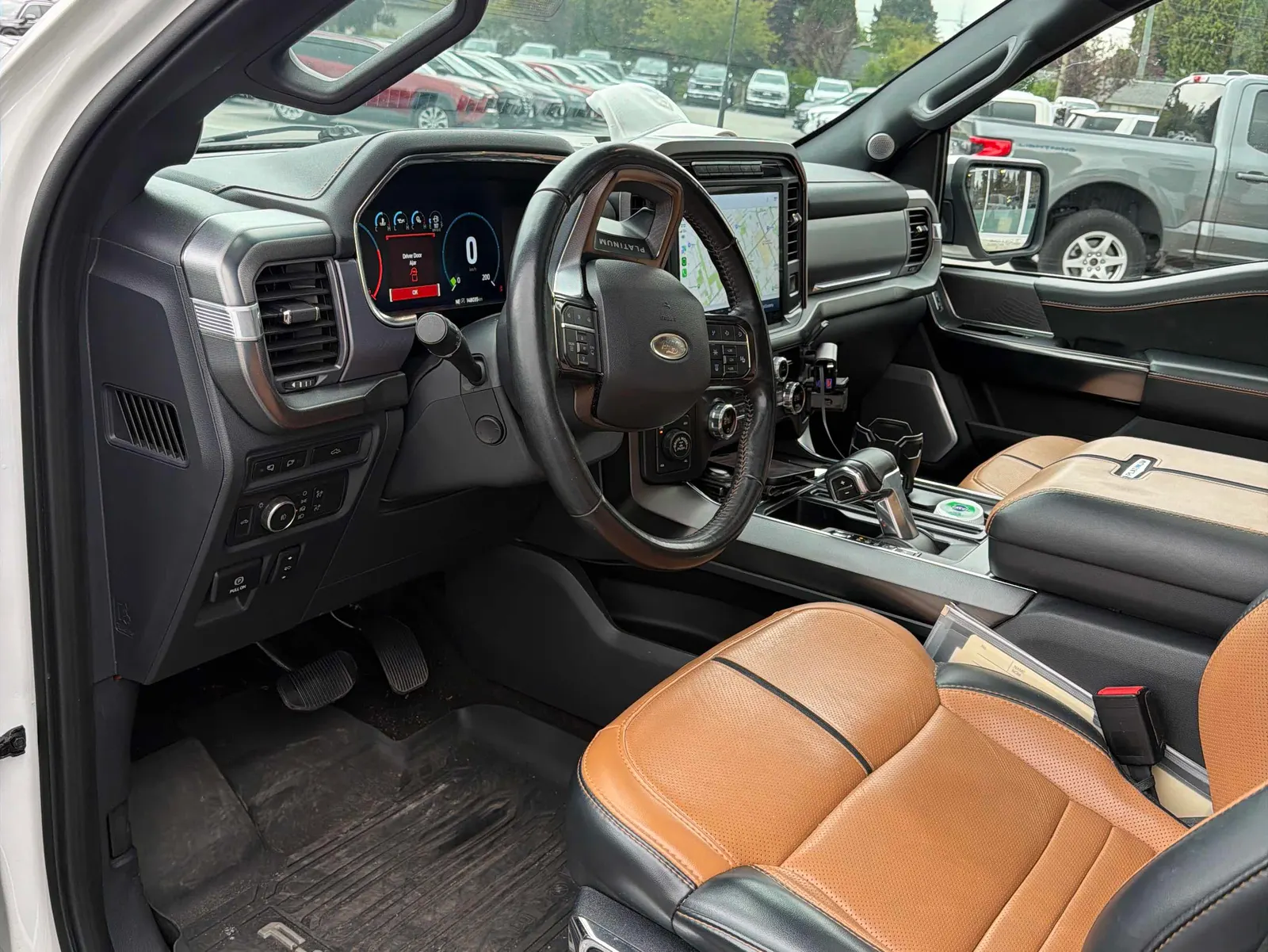 Interior driver side