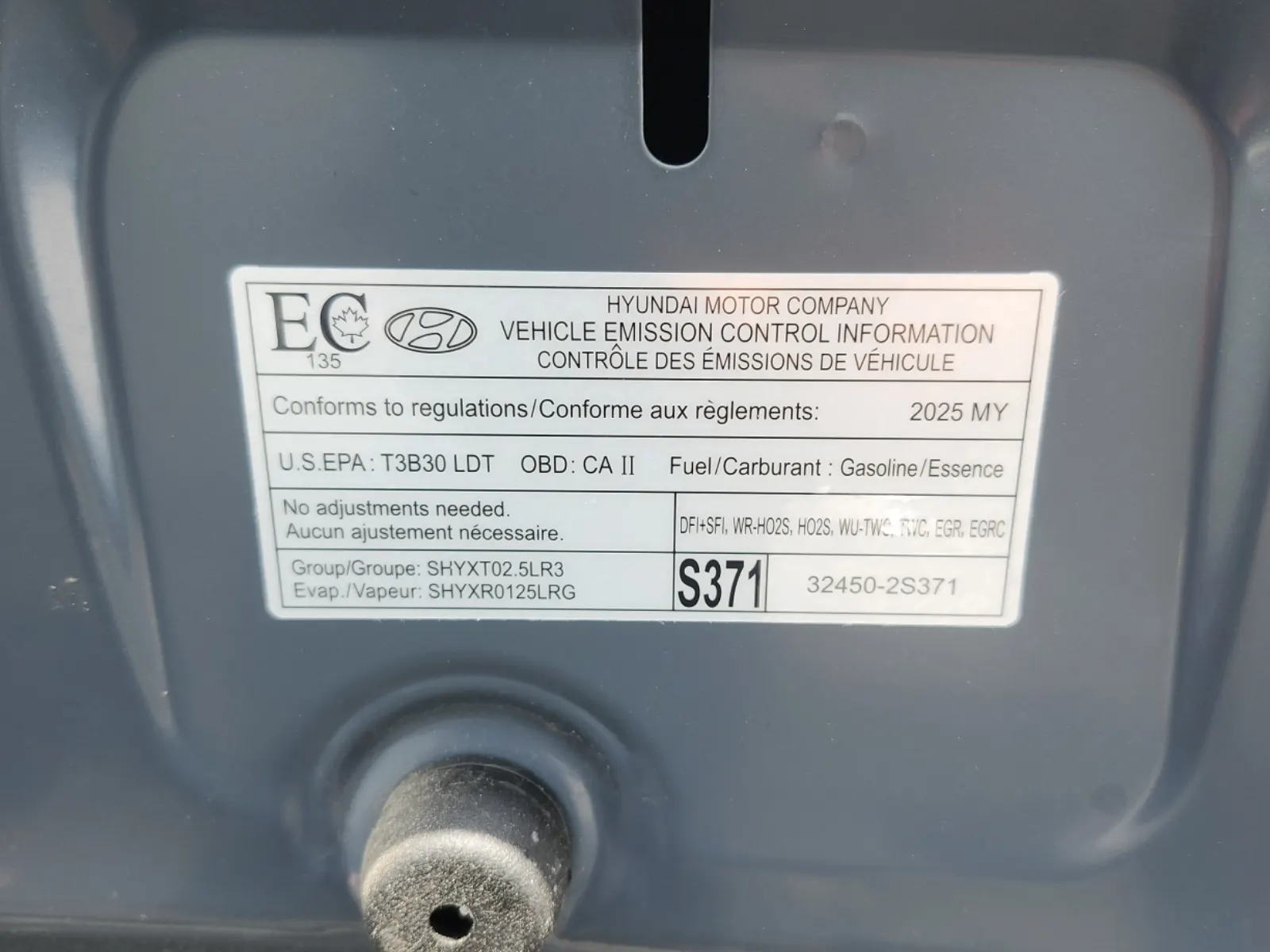 Emission Sticker Photo