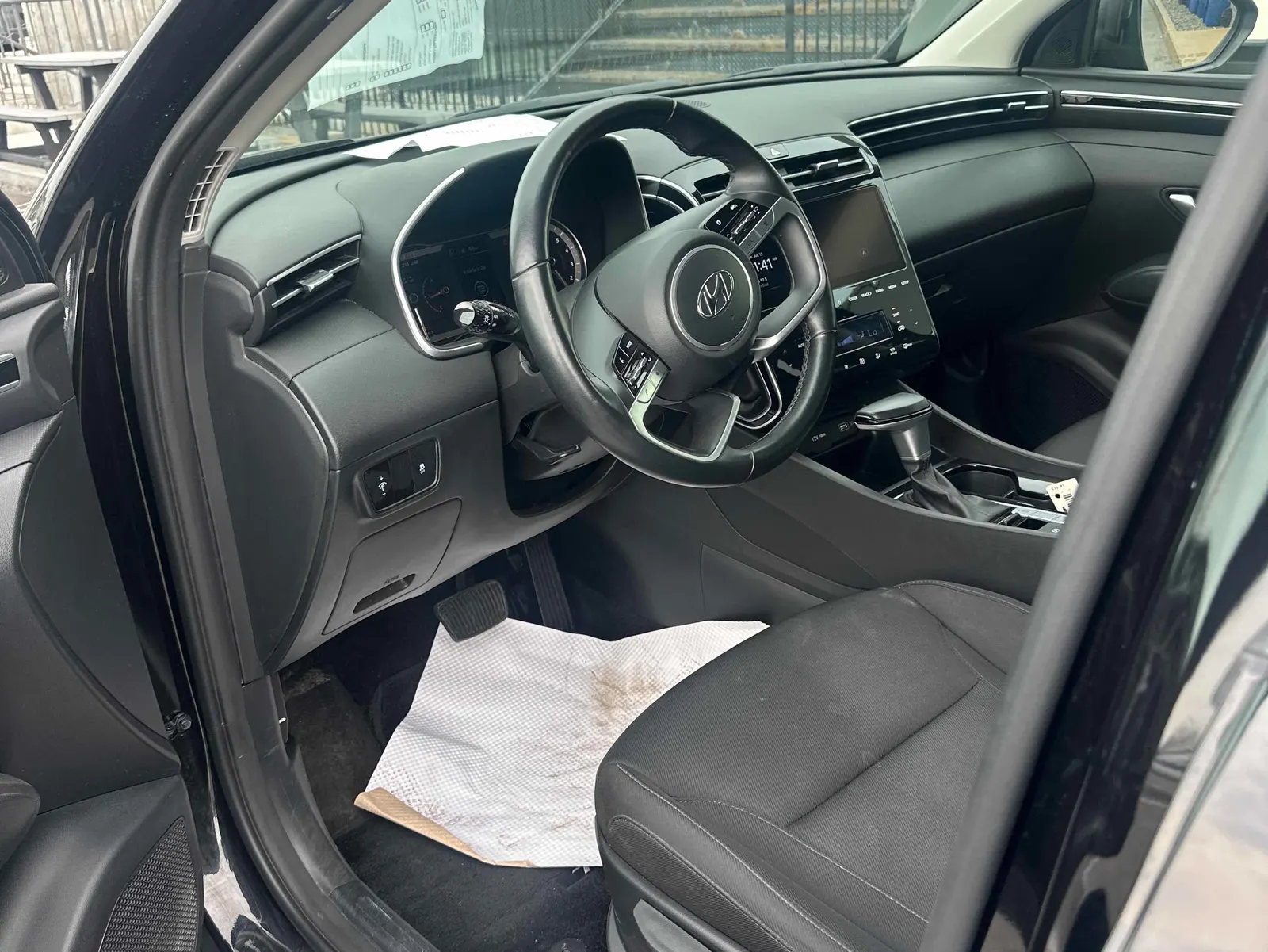 Interior driver side