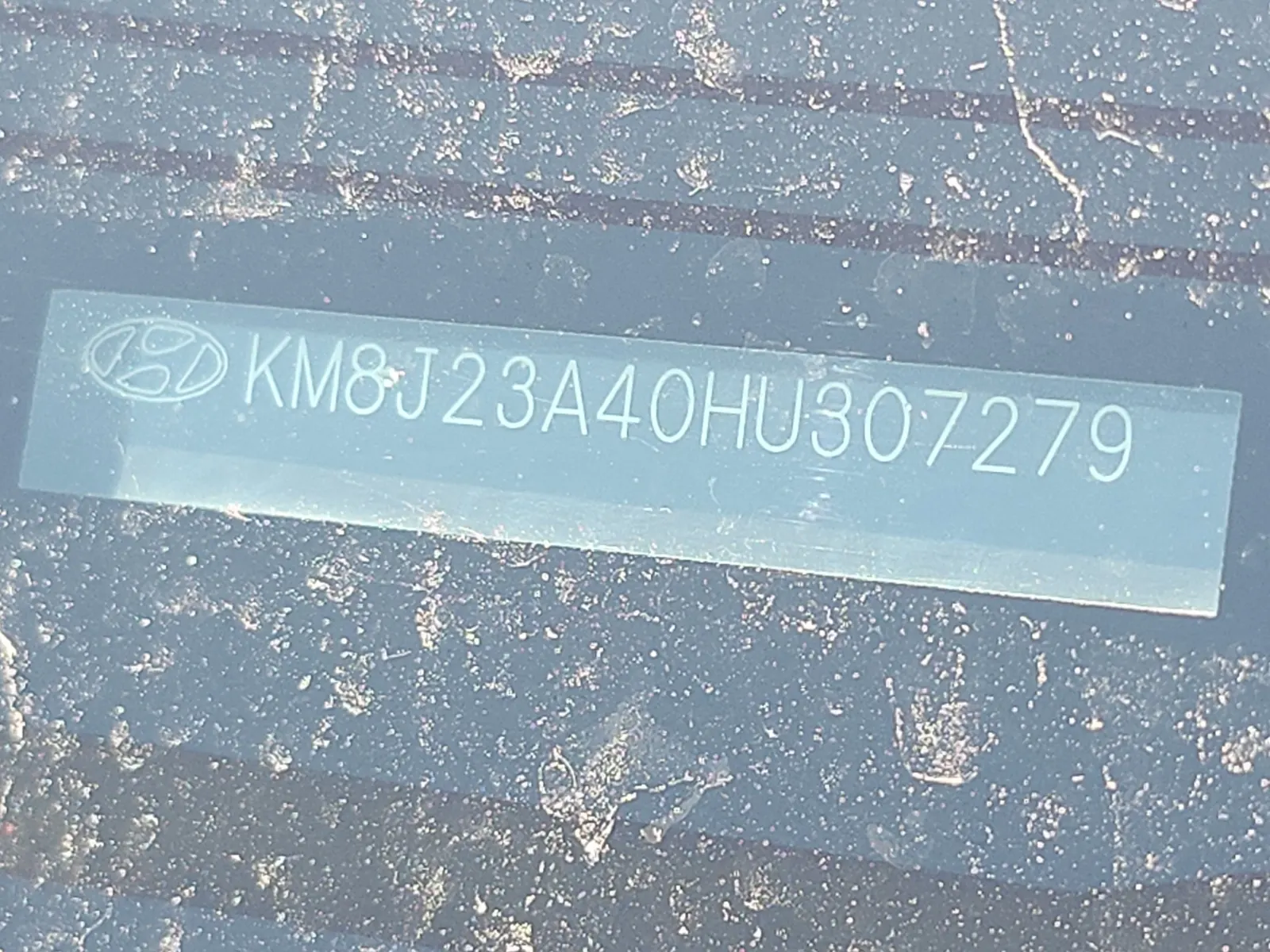 Dash VIN Plate Photo