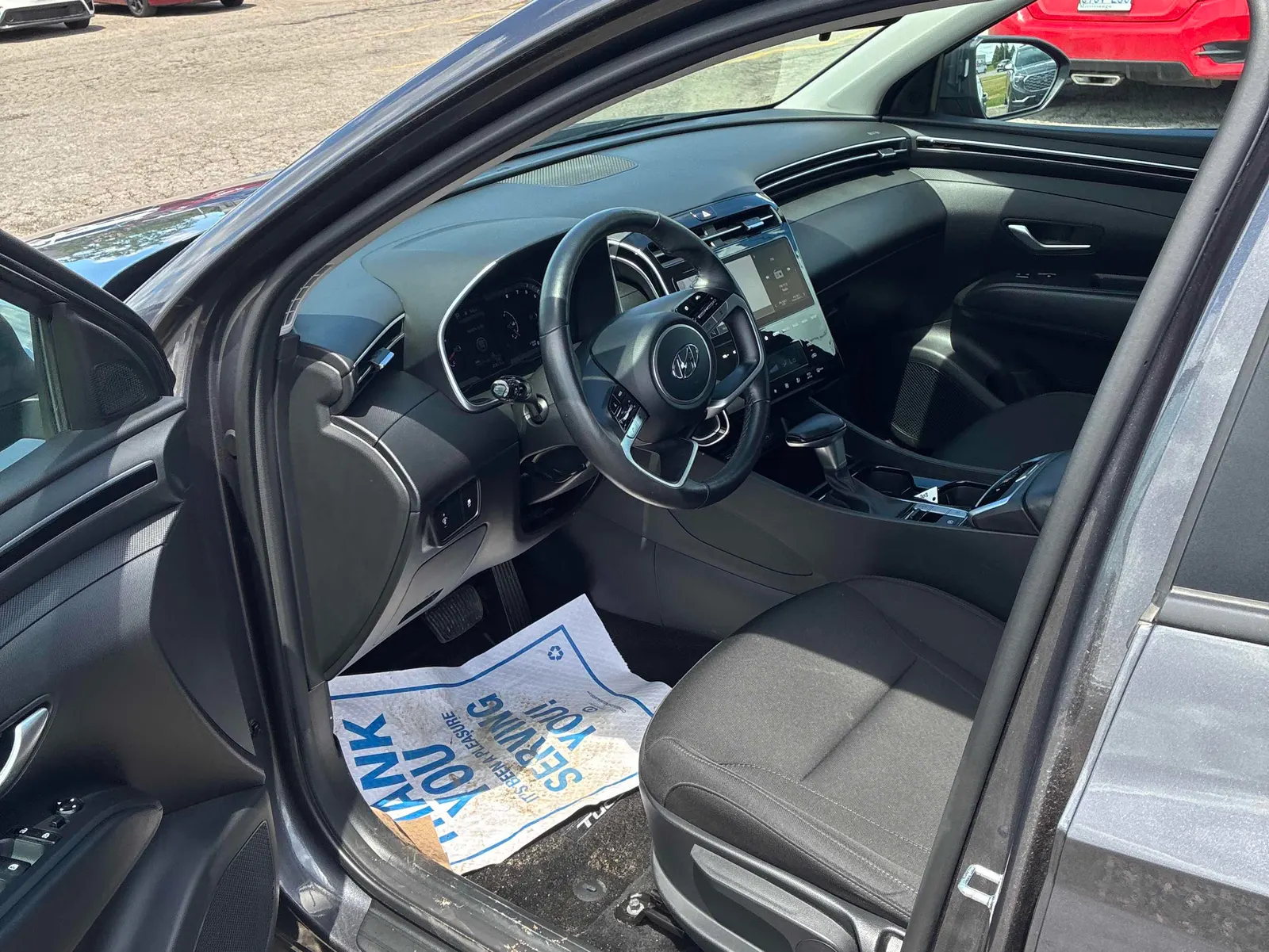 Interior driver side