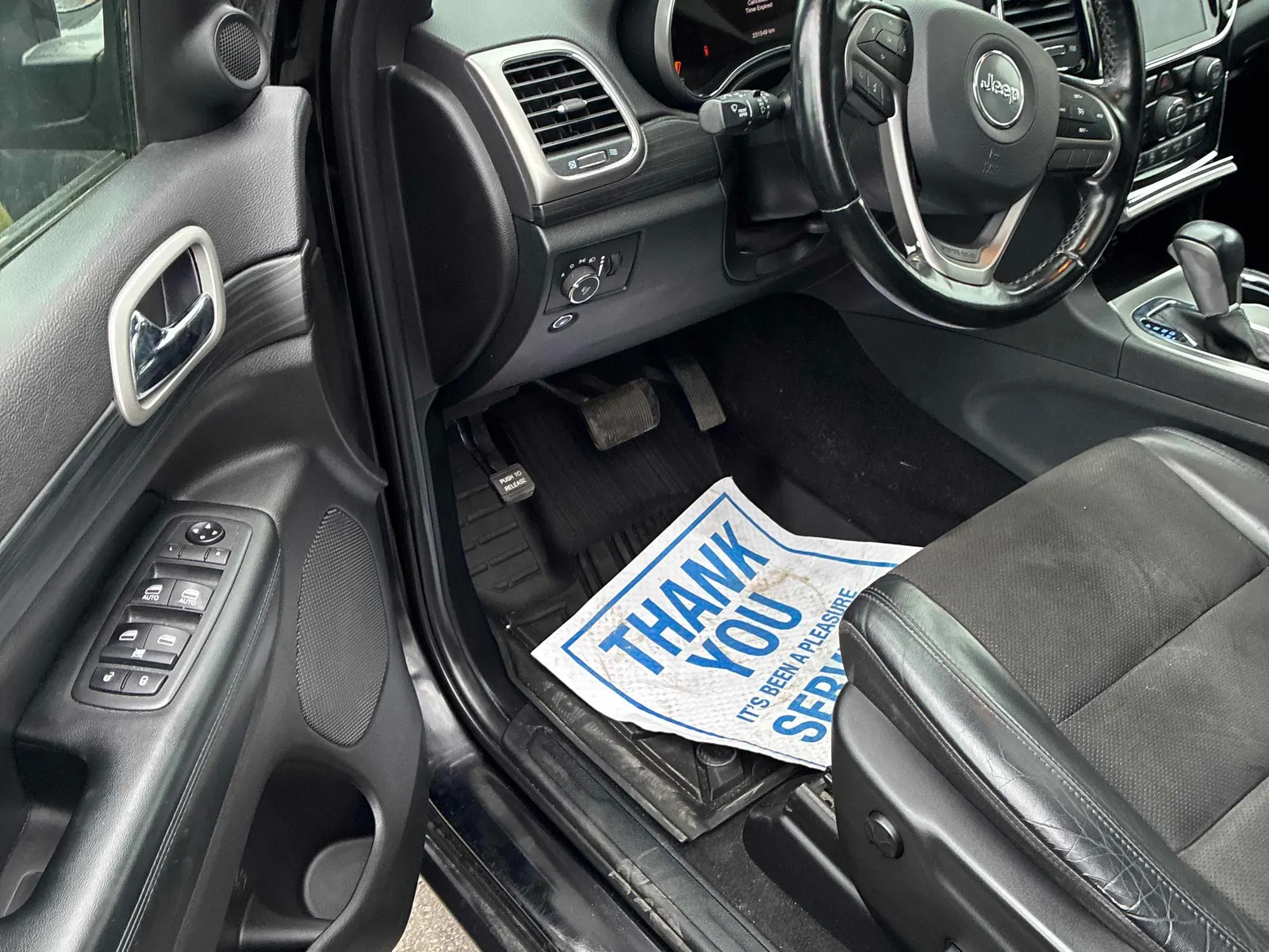 Interior driver side