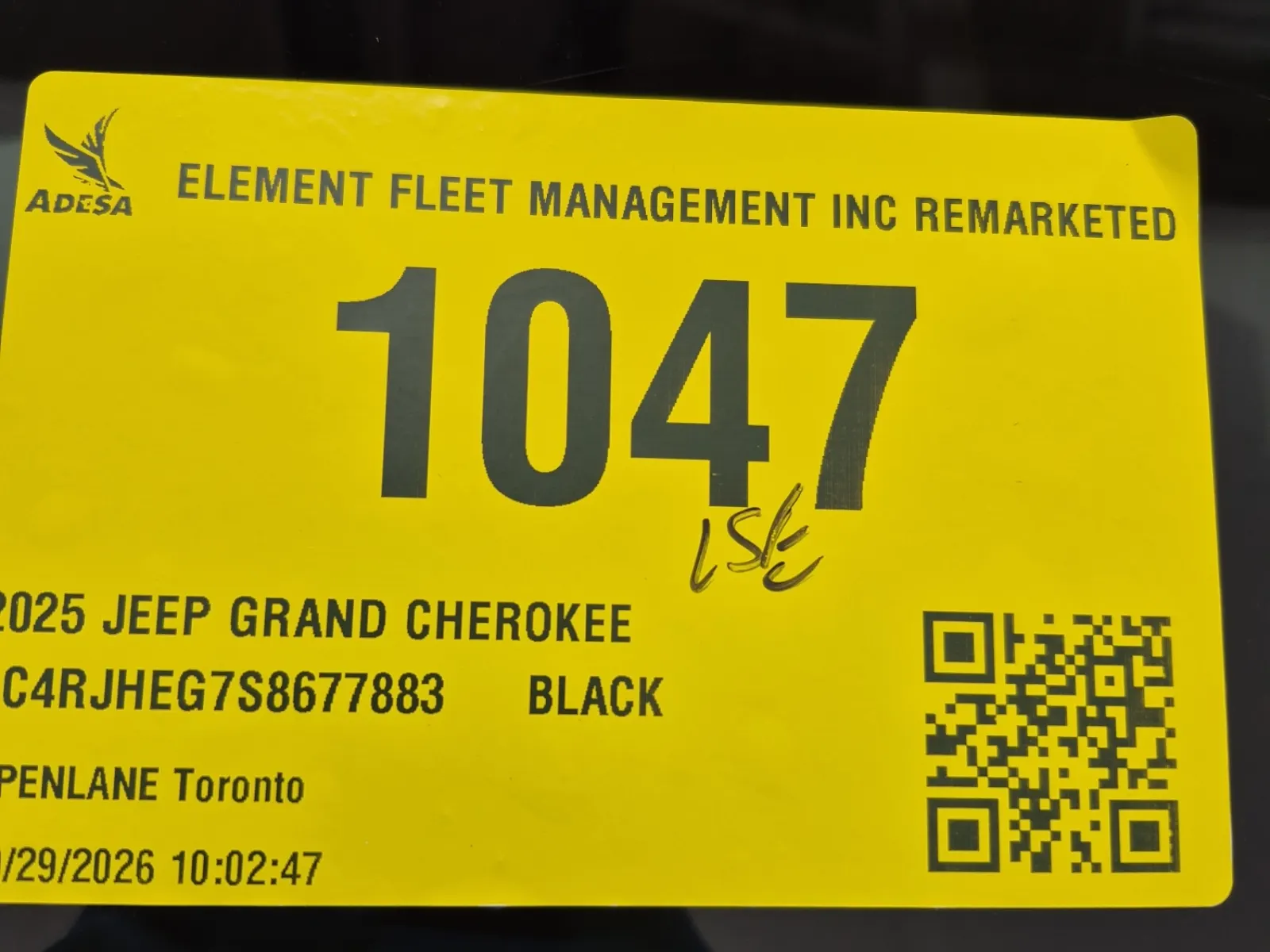 Inventory Label Photo