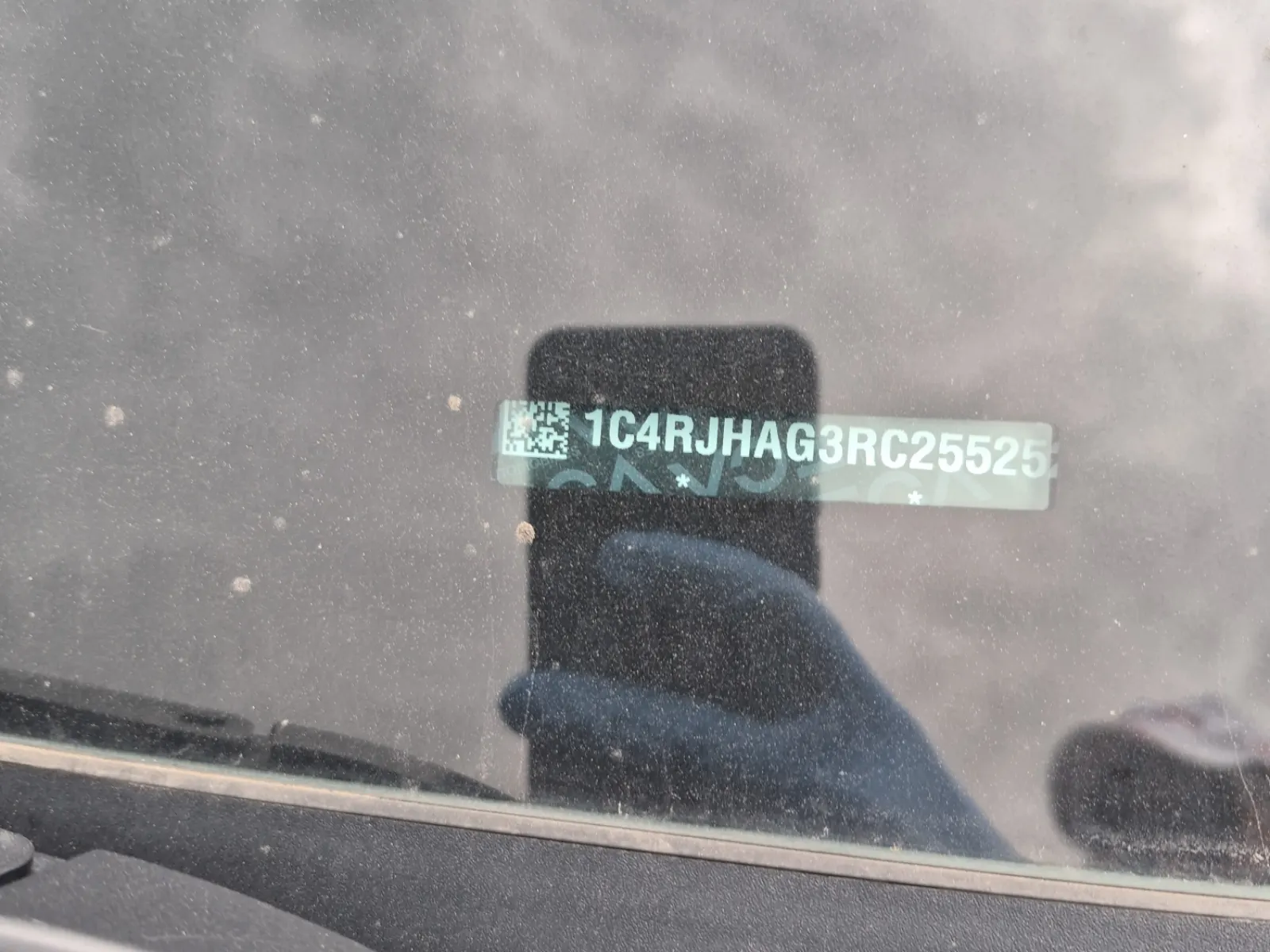 Dash VIN Plate Photo