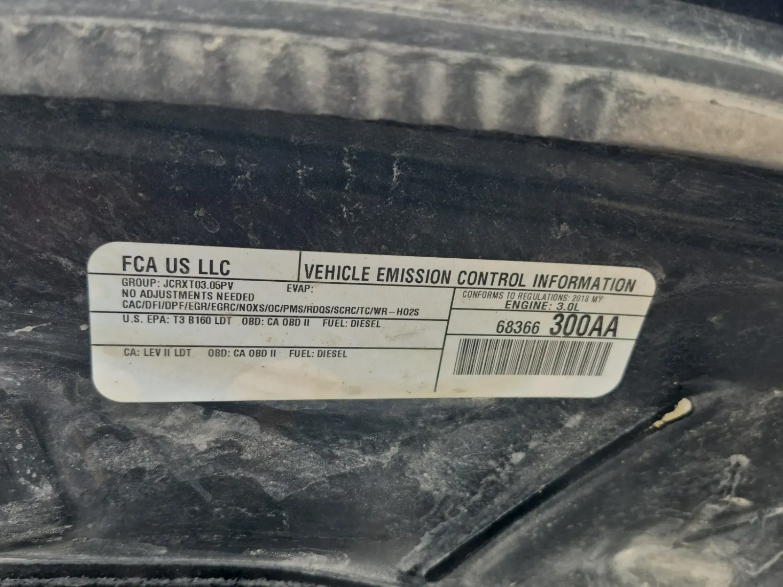 Emission Sticker Photo