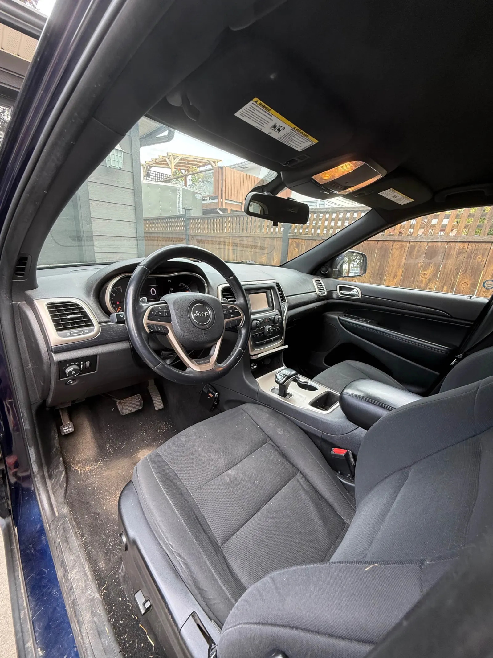 Interior driver side