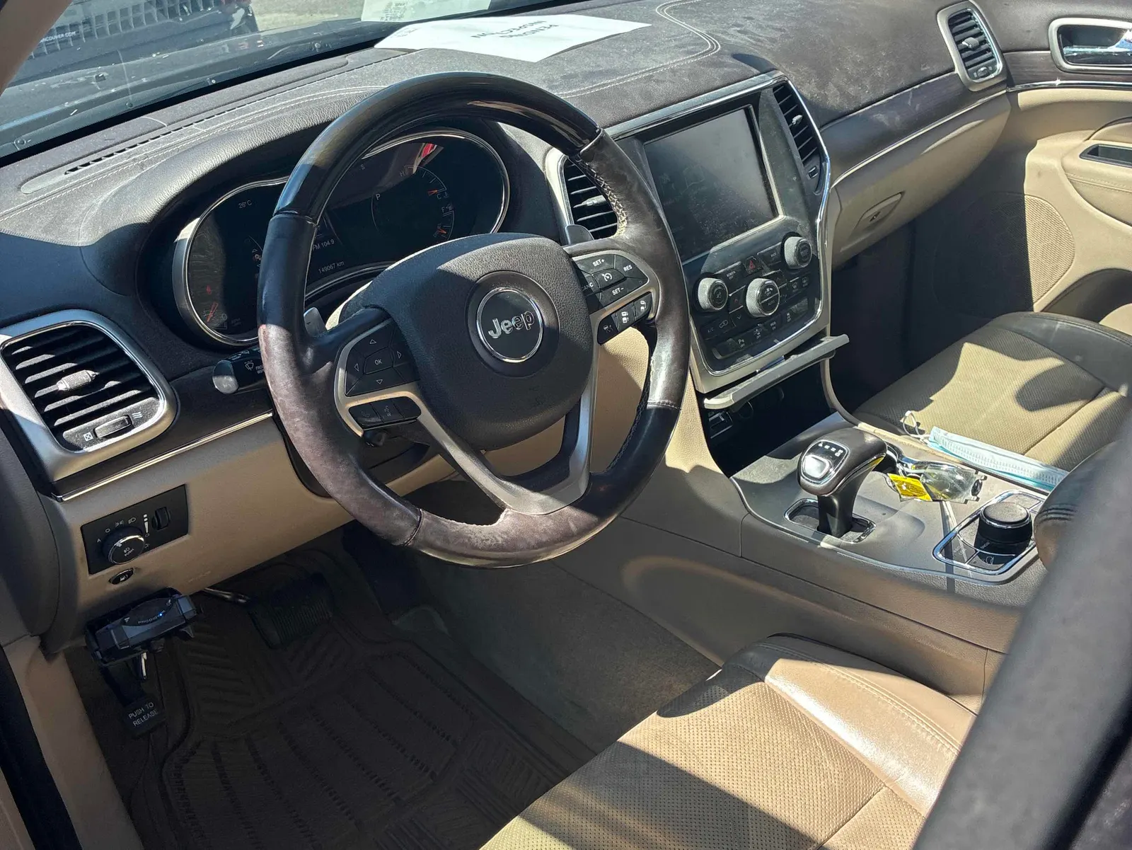 Interior driver side